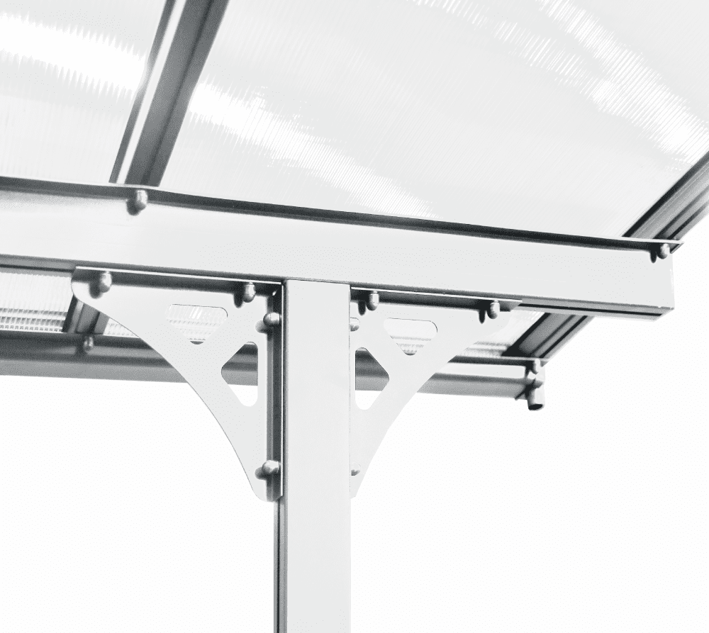 Westmann Aluminium Terrasoverkapping Bruce - 300x435x270 cm - Wit