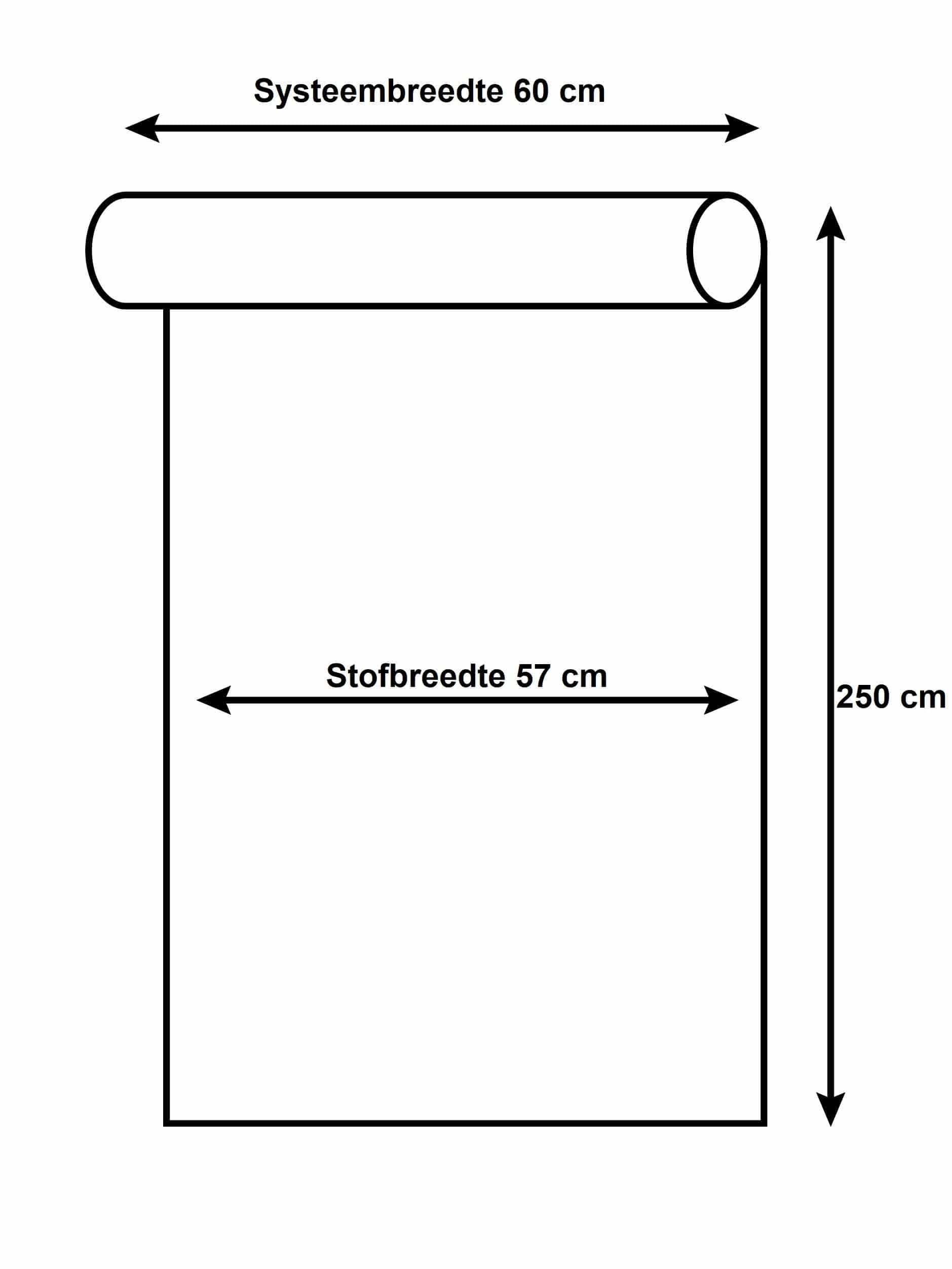 4goodz Duo Rolgordijn Easy Lichtdoorlatend 60x250 cm - Donkergrijs