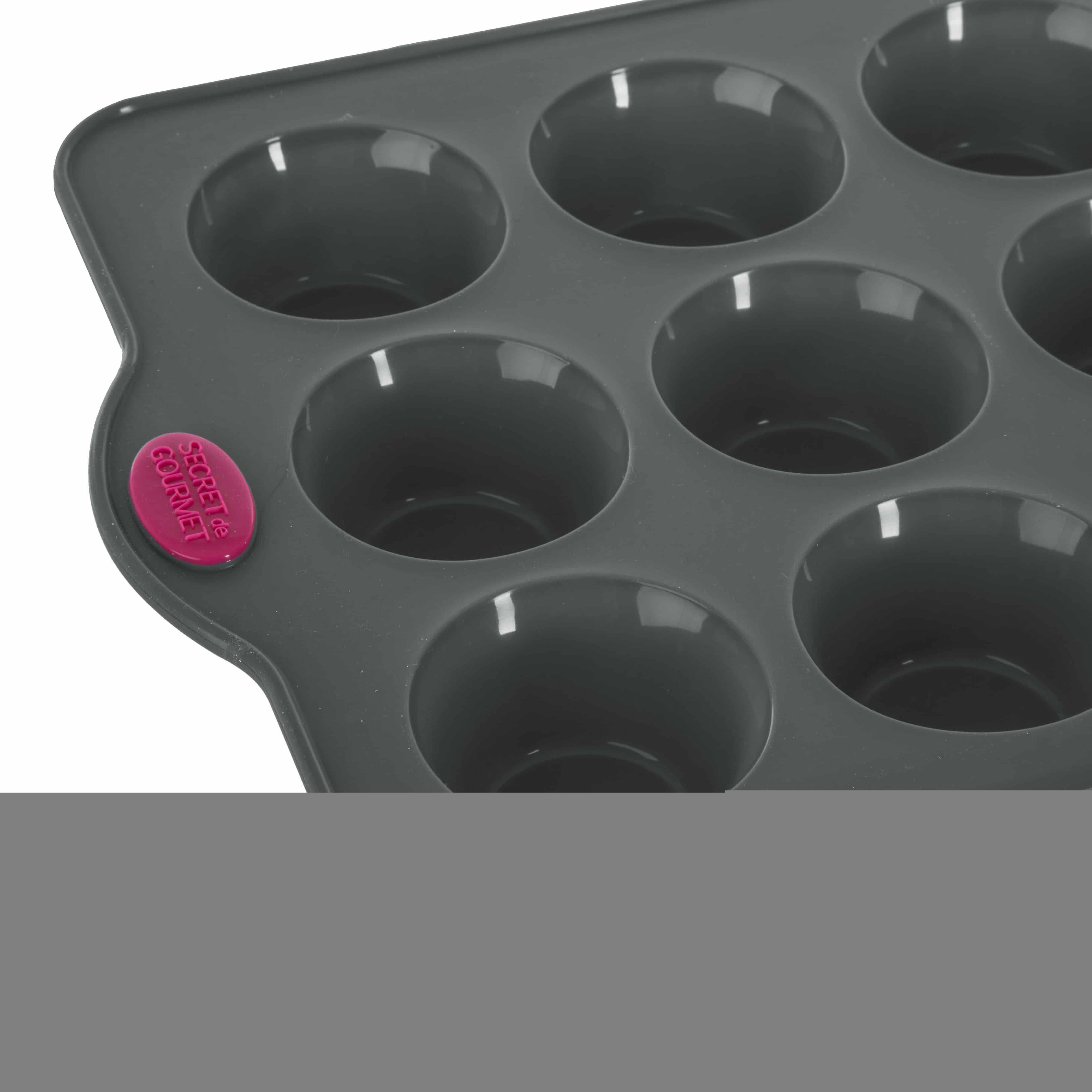 4goodz Siliconen Bakvorm 12 Muffins met vaste randen - 33x23x3,5 cm