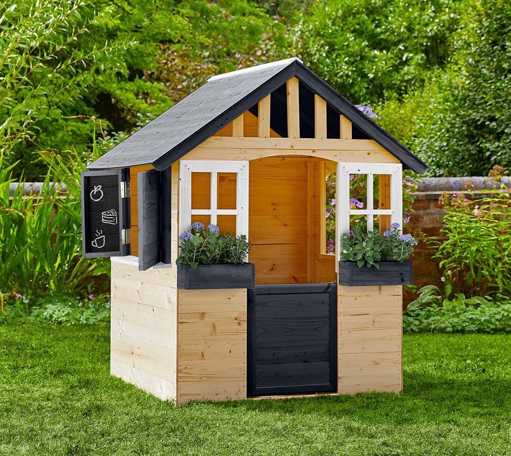 Zwerkules Holli Kinderspeelhuis voor in de tuin 137x121x140 cm Zwerkules Holli Kinderspeelhuis voor in de tuin 137x121x140 cm