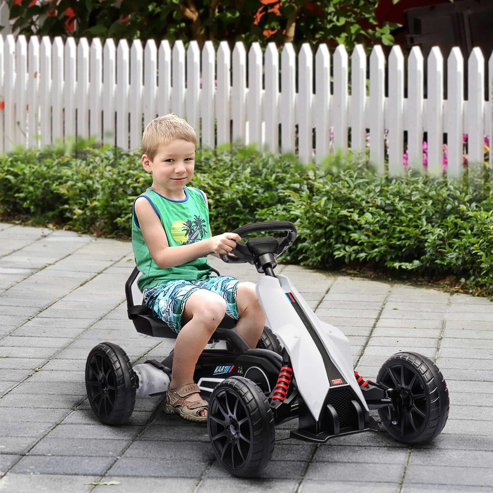 4goodz Elektrische Skelter voor kinderen - tot 5 km/u - Wit