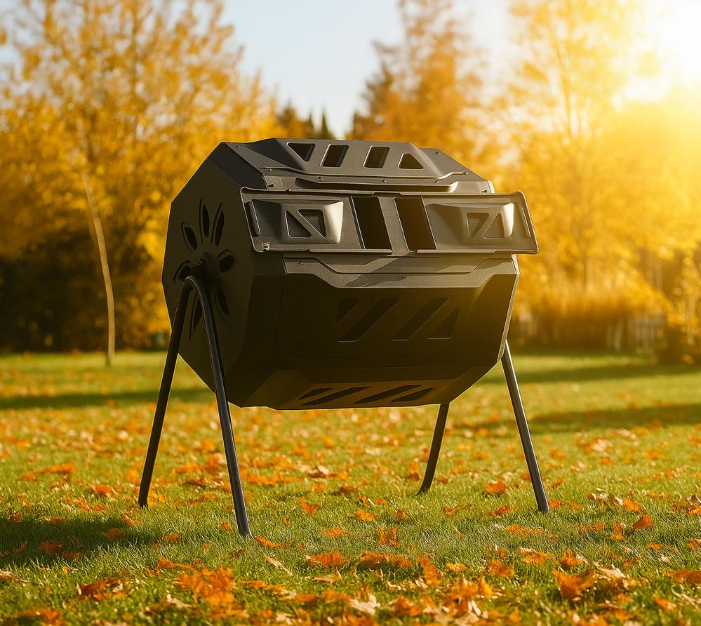 Westmann Vita Kunststof Compostvat voor humus - 2 compostbakken 160 liter