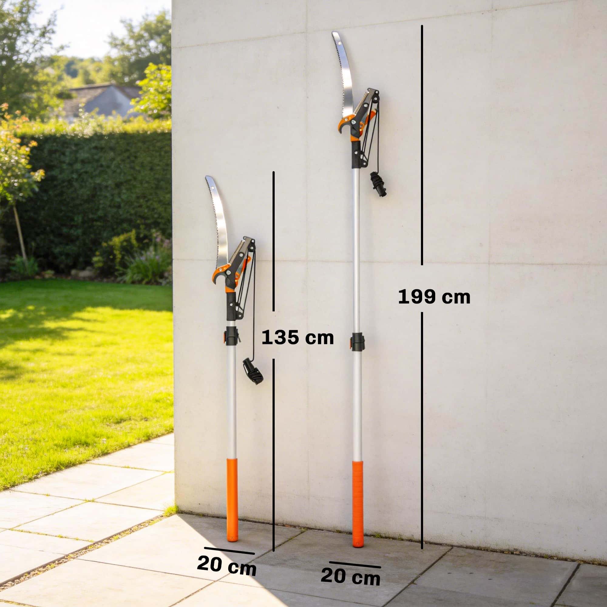 4goodz 2-in-1 Telescopische Takkenzaag en snoeischaar 135-199 cm