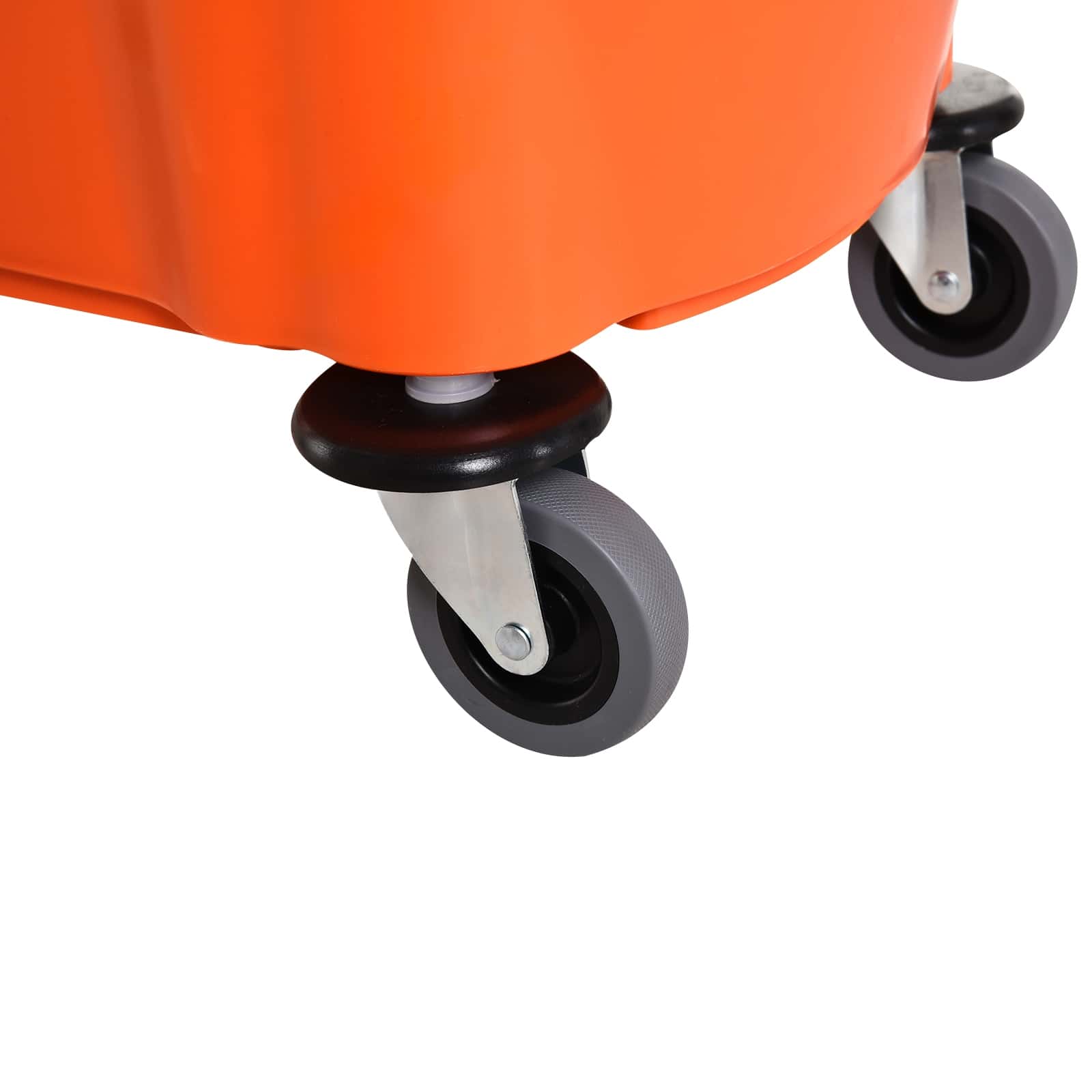4goodz Schoonmaakwagen Rolemmer - Wringer op Wielen - 36 Ltr - Oranje