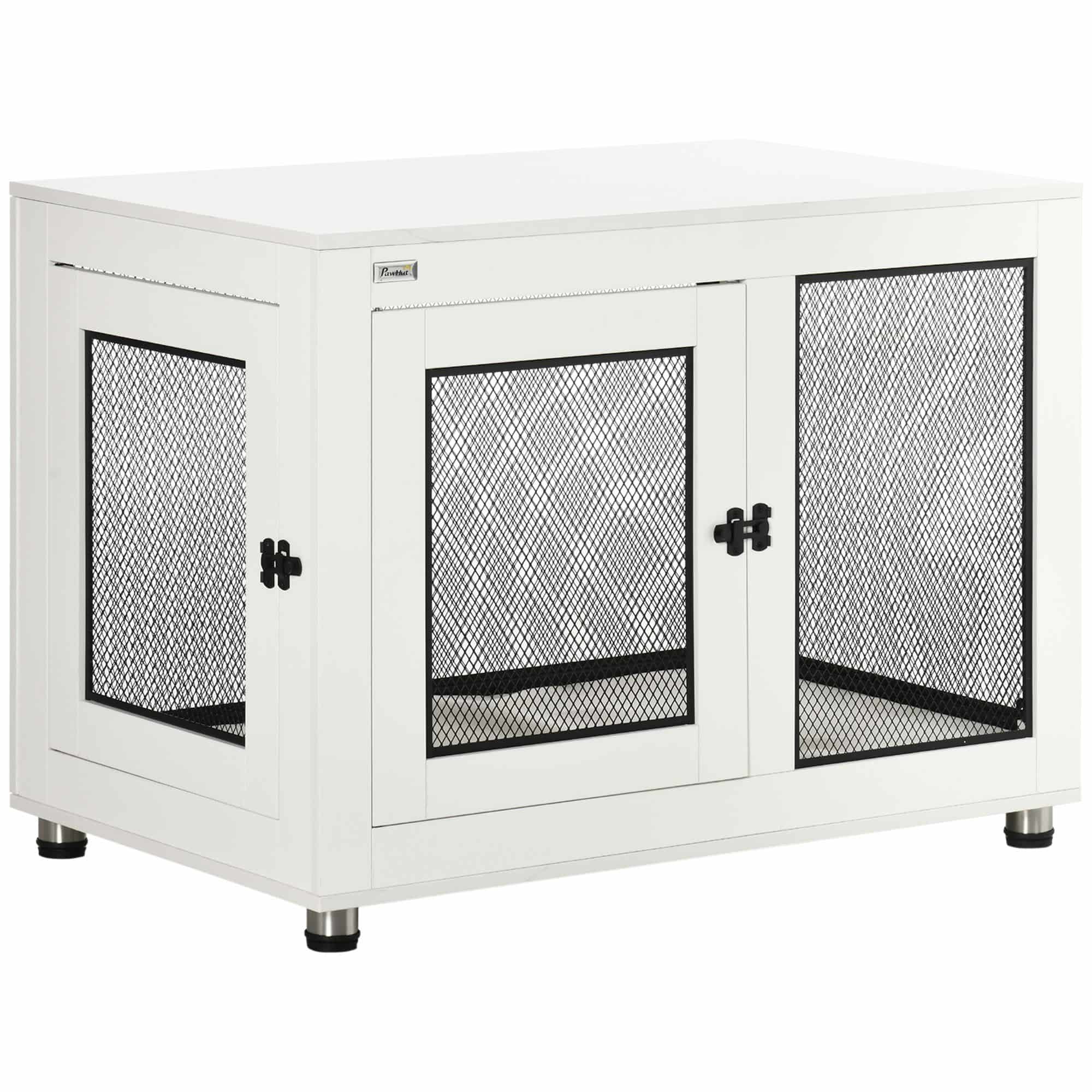 Hondenbench hondenhok - kennel voor in de woonkamer - wit