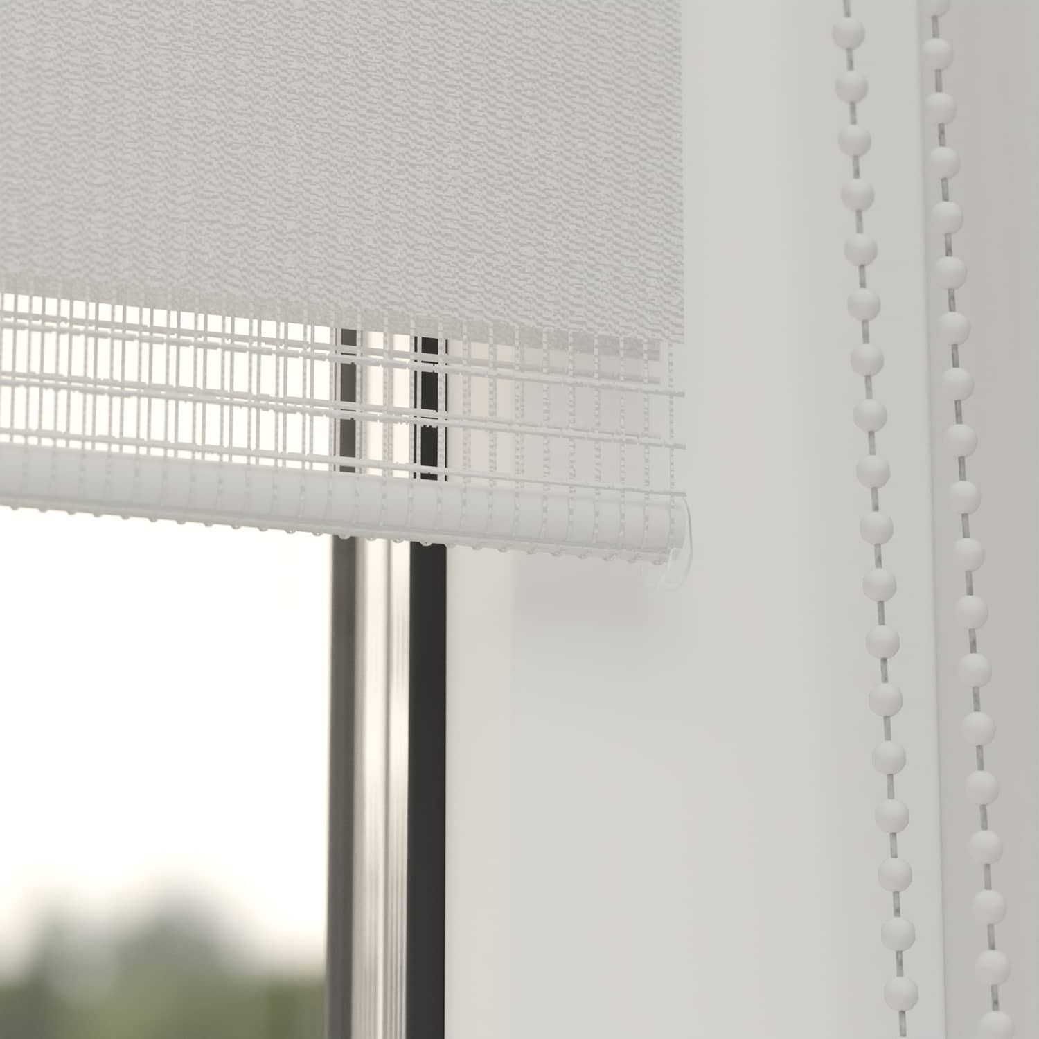 4goodz Duo Rolgordijn Easy Lichtdoorlatend 150x180 cm - Wit