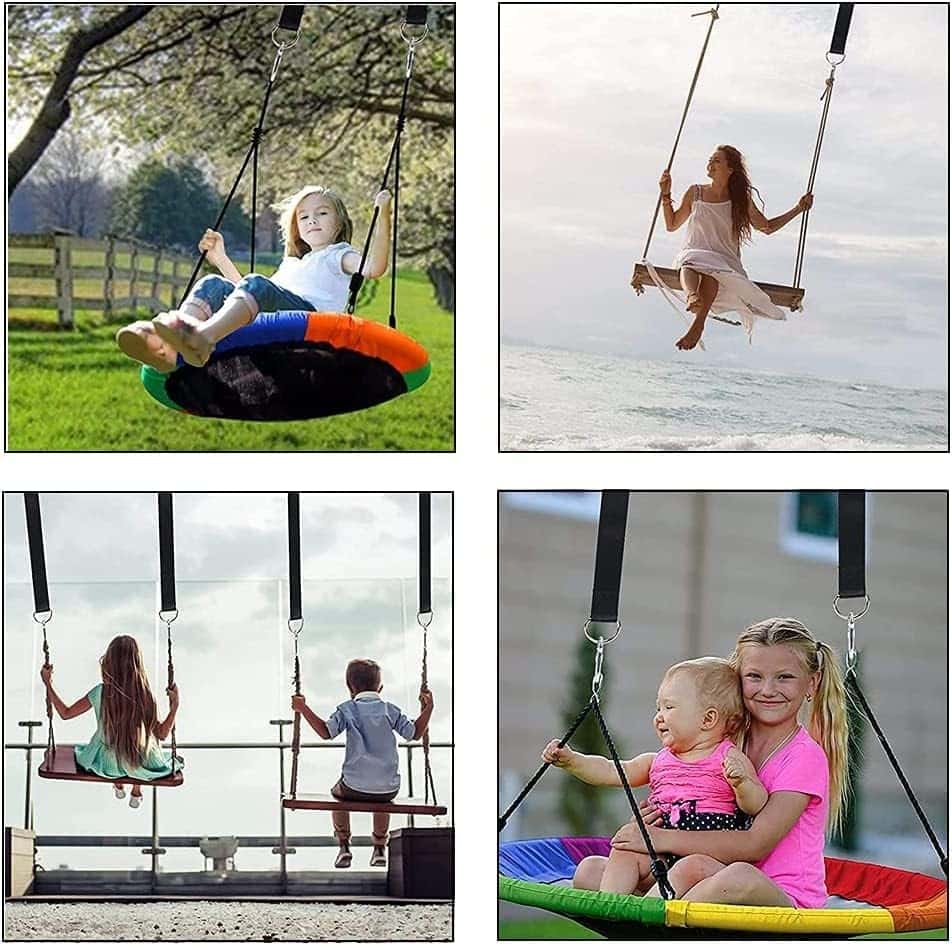 4gardenz® nylon Schommel / Hangmat Ophangset voor boom of balk 4gardenz® nylon Schommel / Hangmat Ophangset voor boom of balk