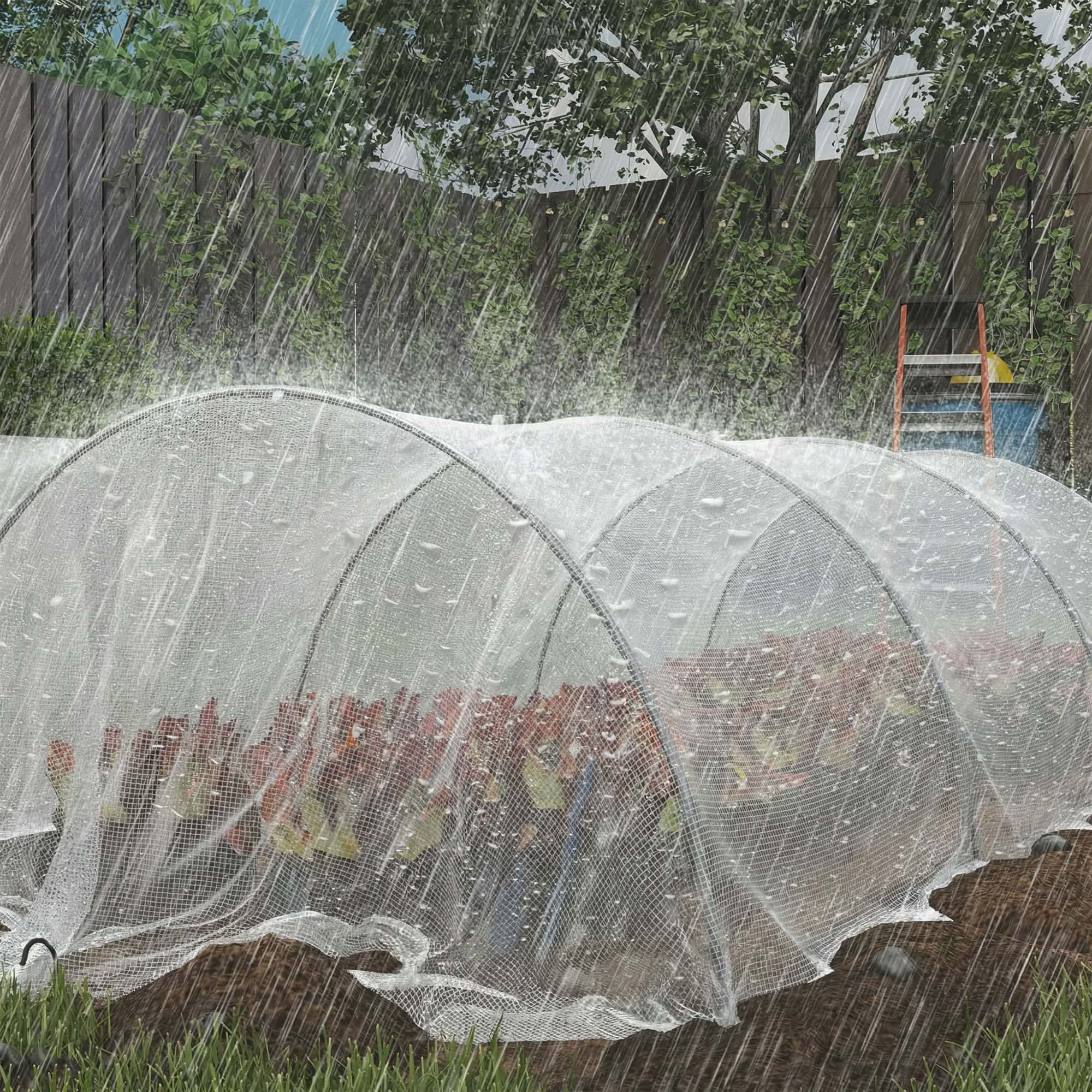 4goodz Waterdicht Afdekzeil 4x6 mtr 140g/m² scheurbestendig met versterkte ogen - Wit