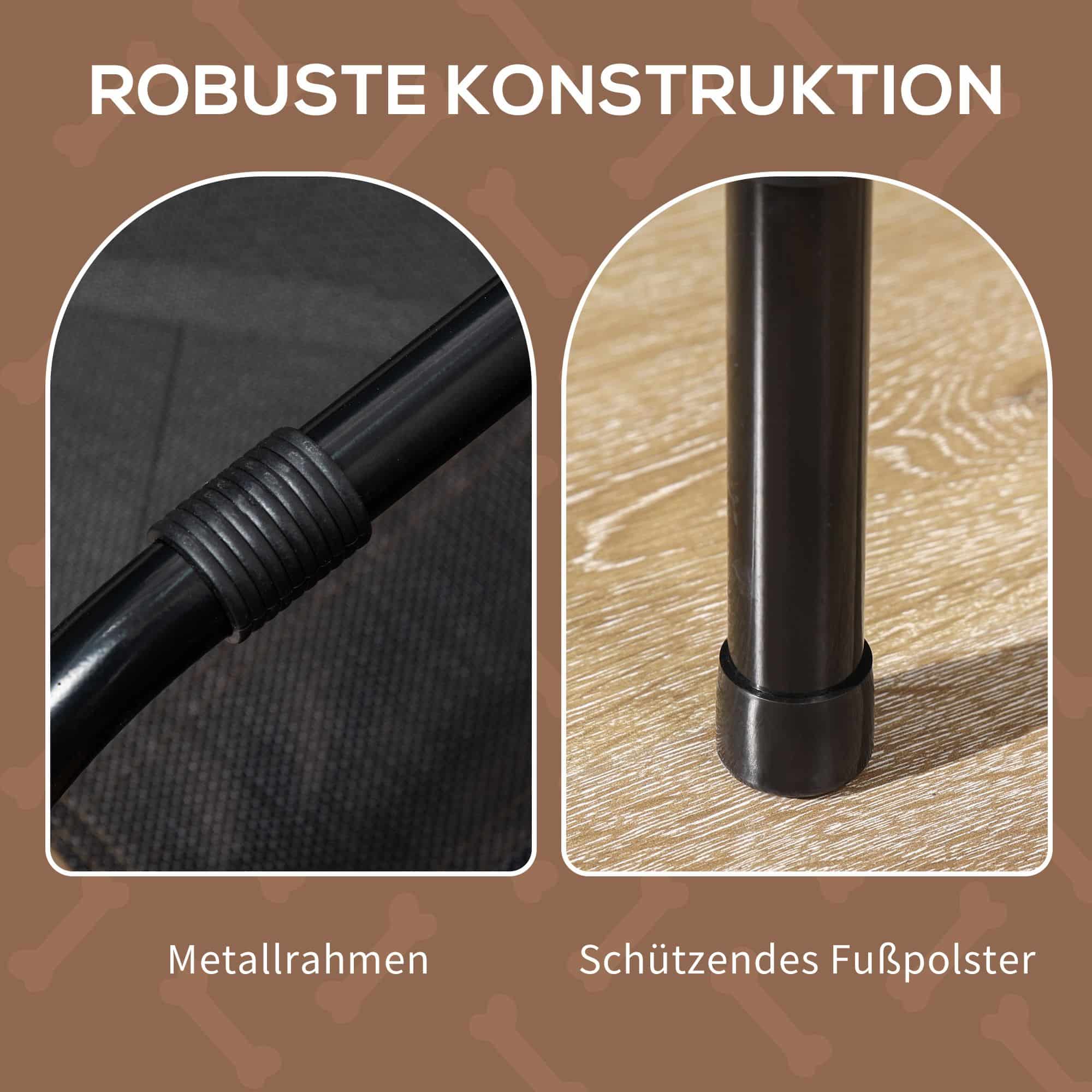 Hondenligbed met luifel - ademend - Large