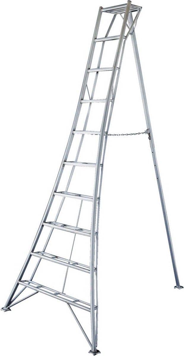 Niwaki Driepoot Tuinladder 300 cm Snoeiladder Tripod Ladder - Plukladder NW03000