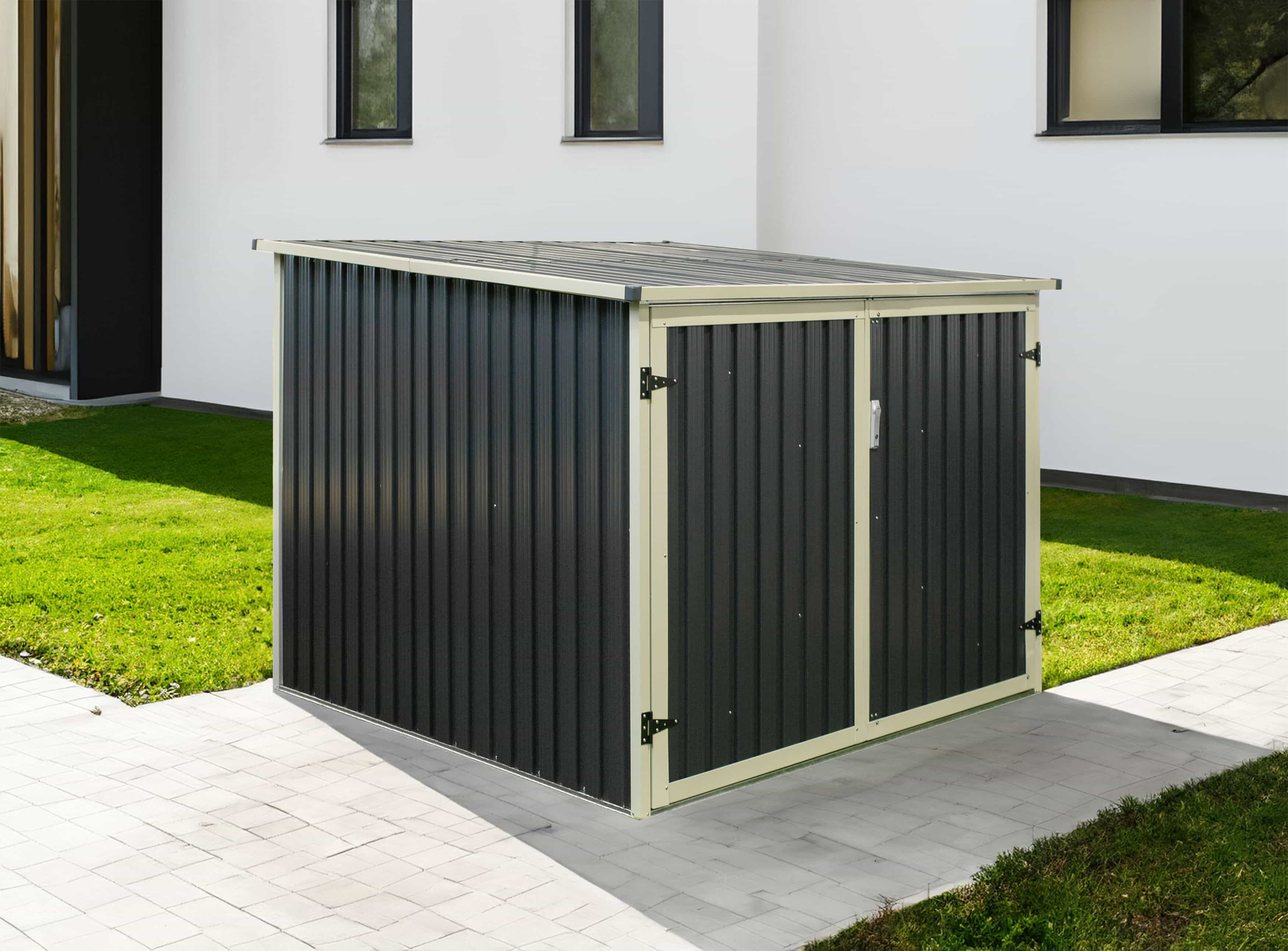 Westmann Fietsenberging - fietsen opslag 200x203x158 cm - Antraciet