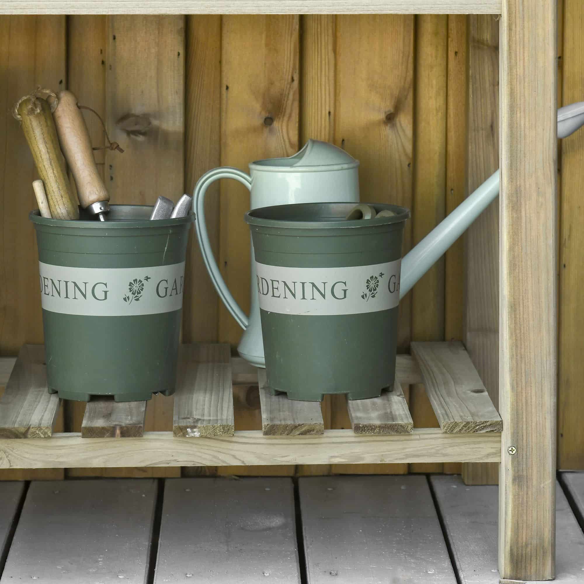 Plantenbak verhoogd - geïmpregneerd Hout - 51x91x75 cm