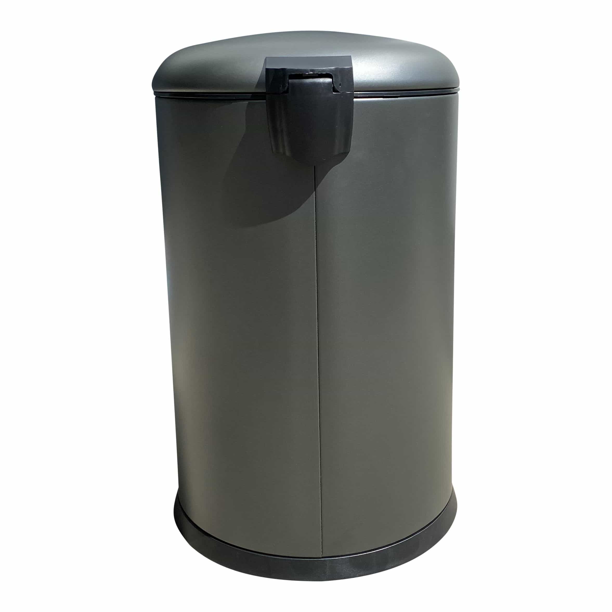 4cookz® Texas Pedaalemmer 20 liter - Soft-close Pedaal Prullenbak - Mat Grijs