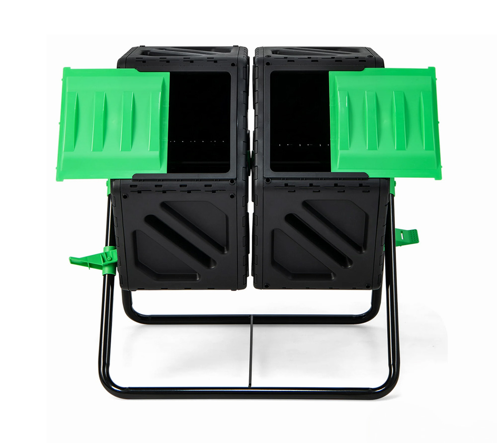 Westmann Humus - Kunststof Compostvaten - 2 compostbakken 120 liter