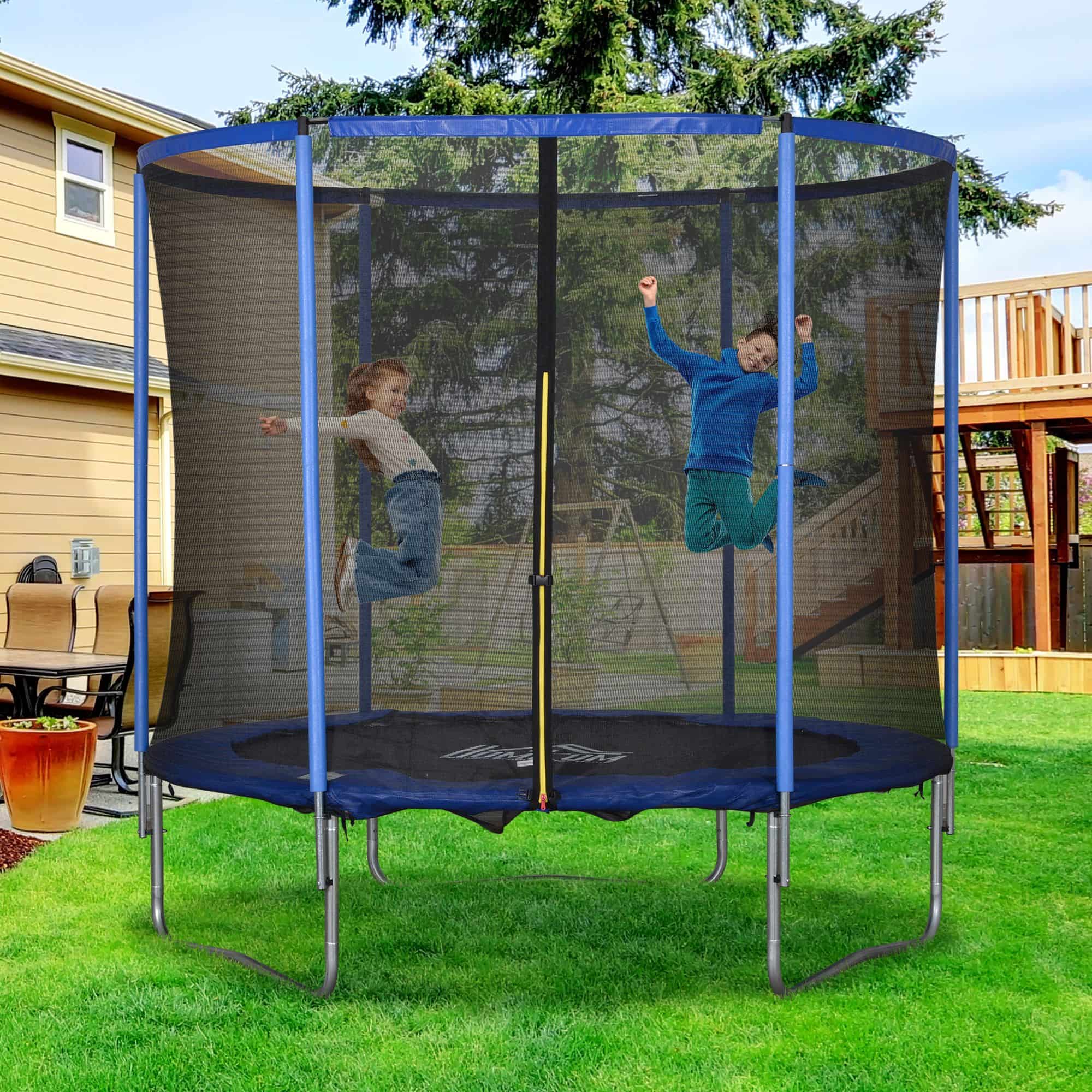 4goodz Trampoline met Veiligheidsnet en Randafdekking - 244 cm doorsnede