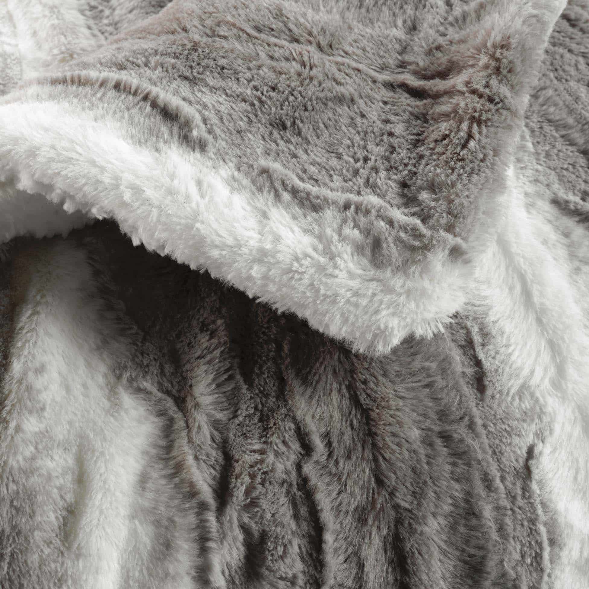 Fleece Plaid Caribou Zachte Knuffel Fleece - 180x220 cm - Grijs