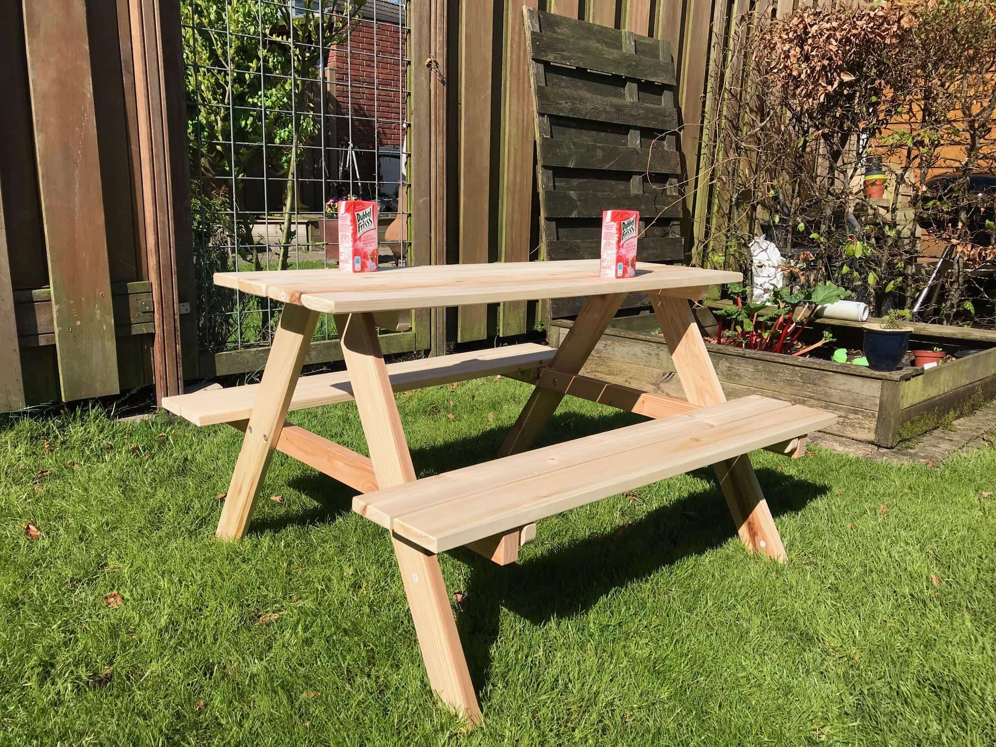 Hanse® Houten Kinder Picknicktafel - 89x78x50 cm