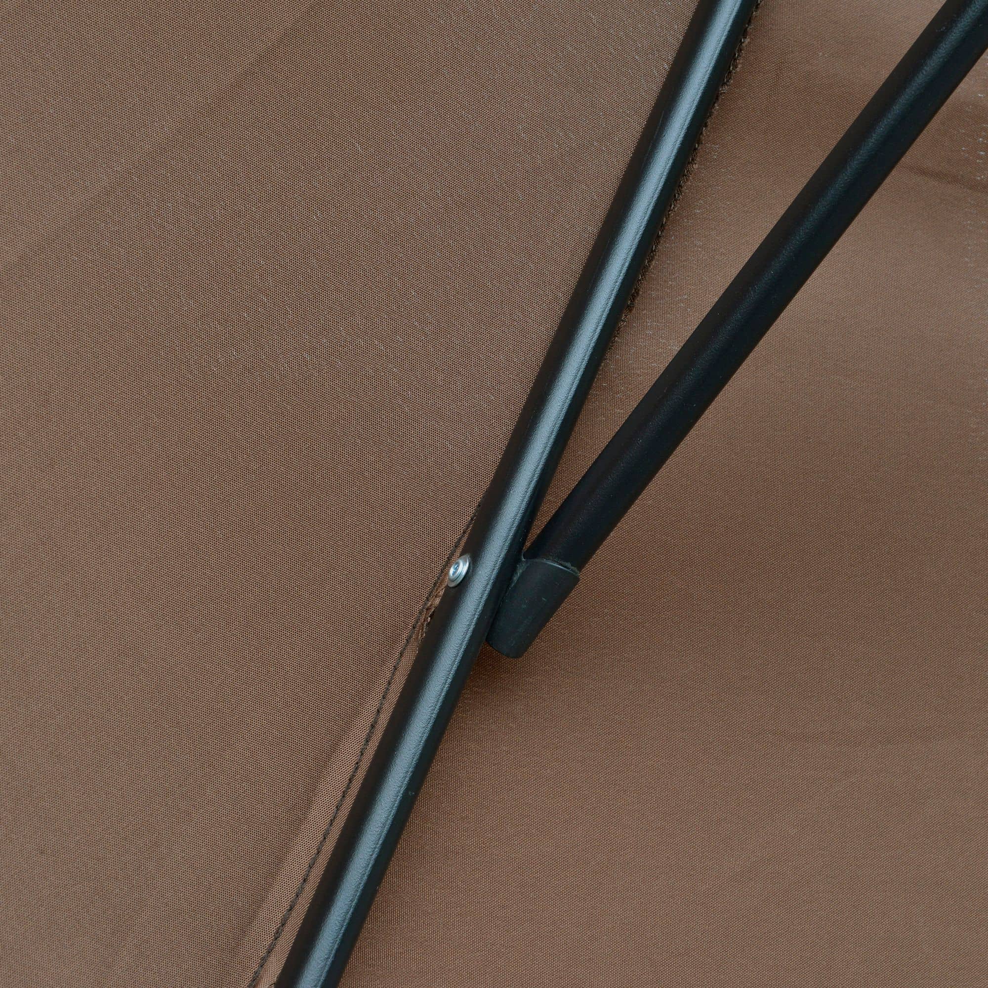 4goodz Outsunny Zweefparasol met Draaimechanisme, Ø3 mtr