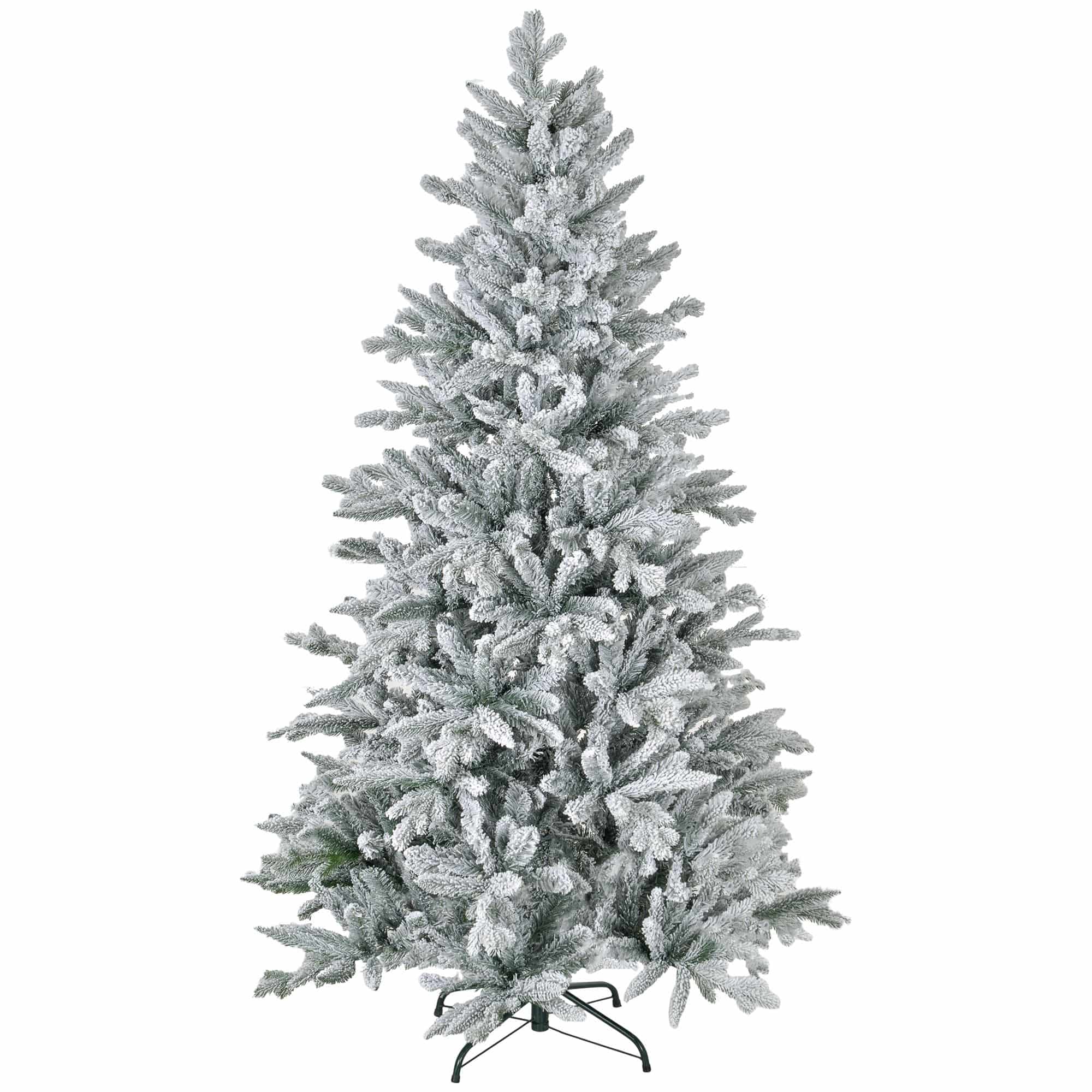 4goodz Kerstboom 180 cm met Sneeuw - Metalen standaard - Wit 4goodz Kerstboom 180 cm met Sneeuw - Metalen standaard - Wit