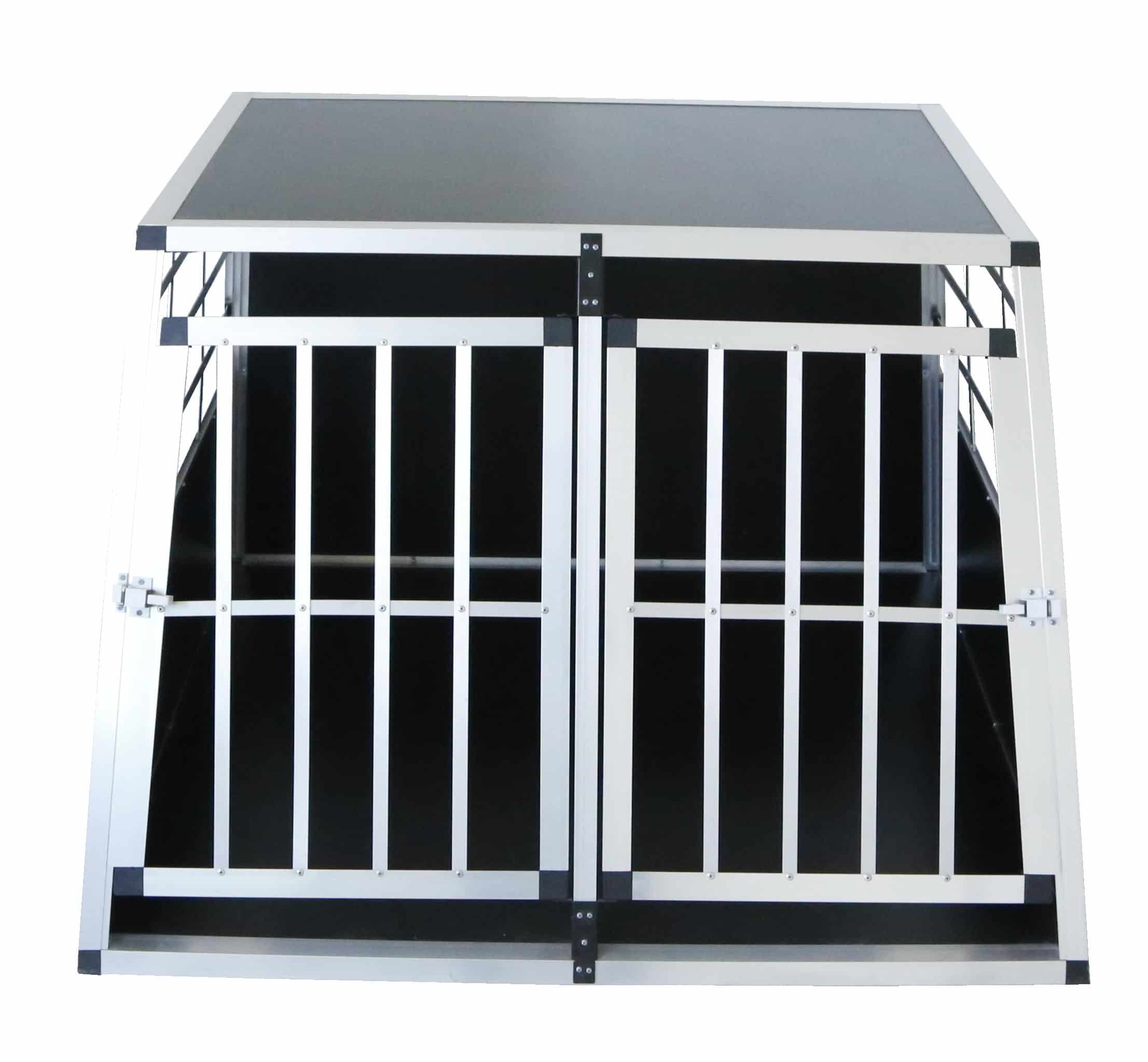 4animalz® aluminium autobench voor grote hond L - 104x90x69cm