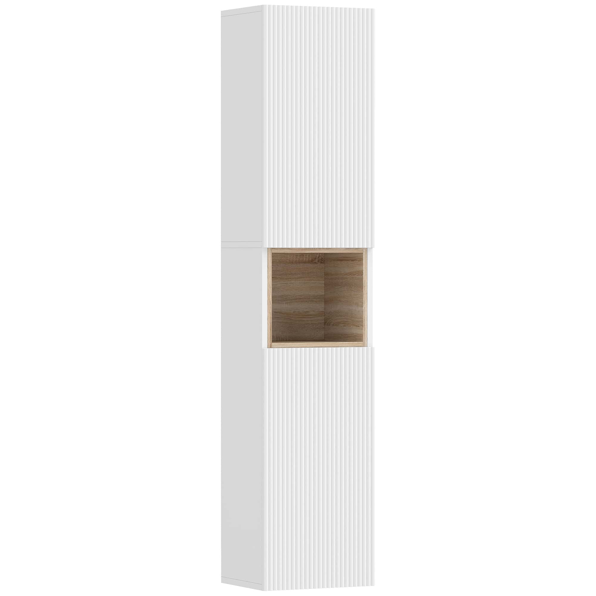 4goodz Badkamerkast Kolomkast 24x30x140 cm - Wit