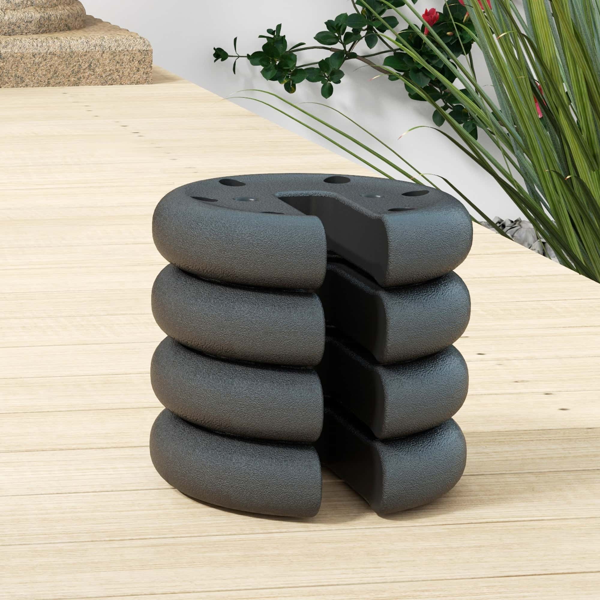 4goodz 4 stuks Partytent Verzwaring gewichten - 4 kg per stuk / 16 kg totaal