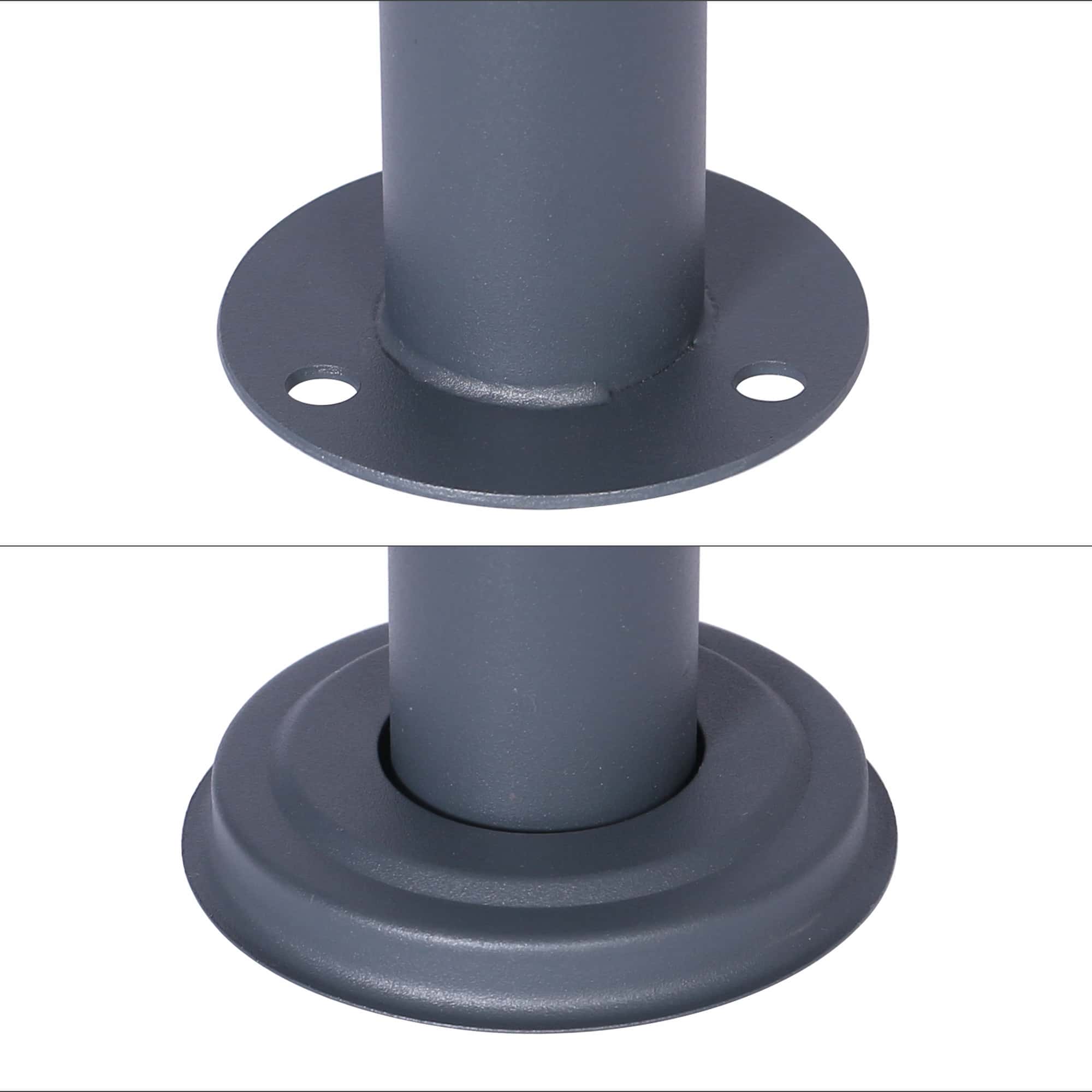 4gardenz® Brievenbus Standaard voor vrijstaande brievenbus - antraciet