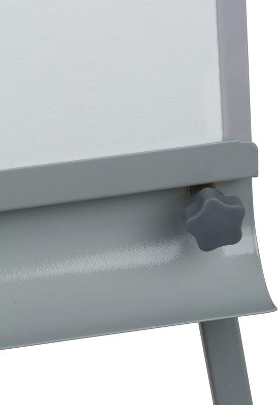 BüroMi MDF Hoogt verstelbare Flipover met Toebehoren 65x100cm - Hoogte 120-185cm