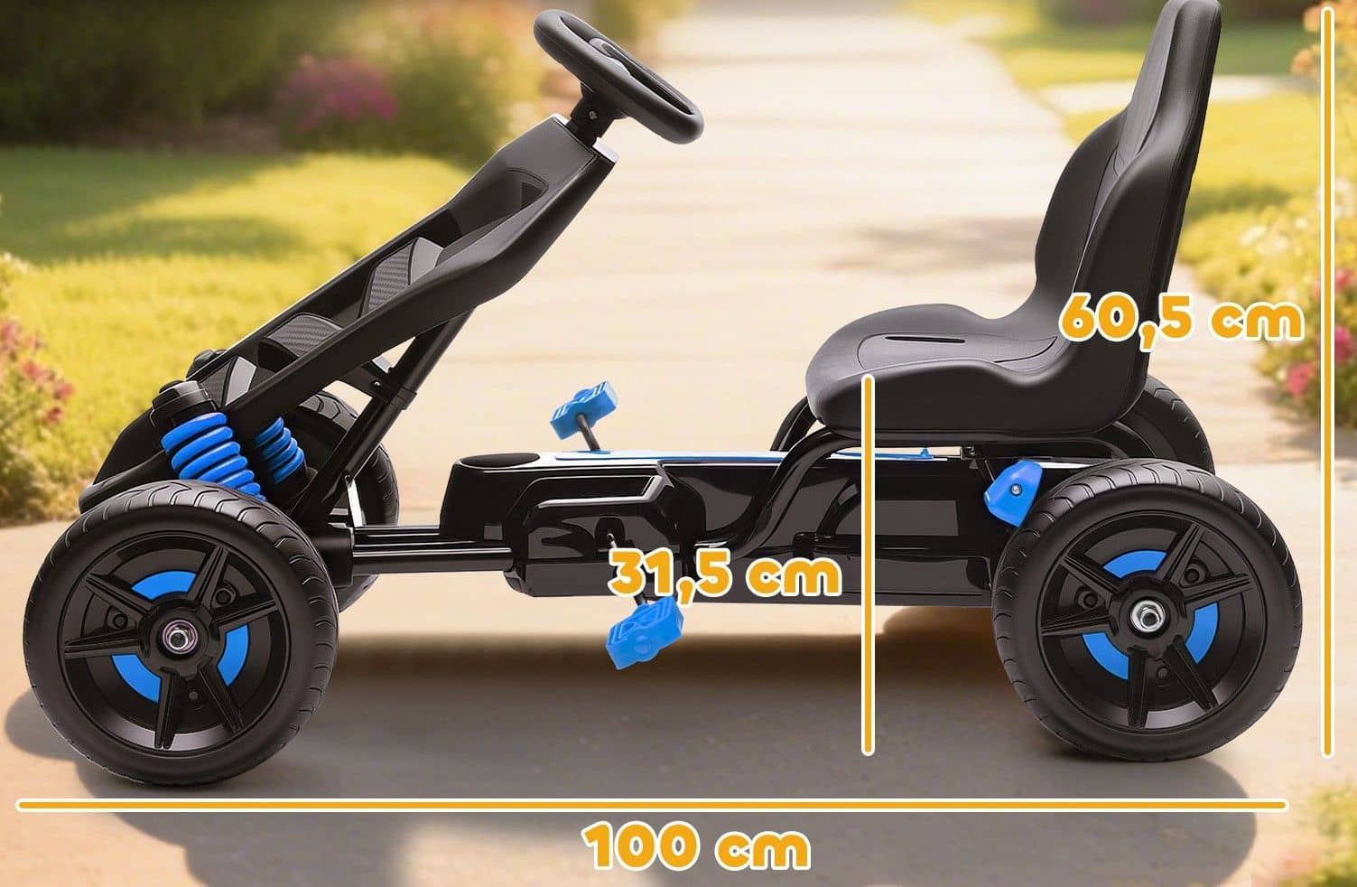 4goodz Skelter Aiyaplay met vrijloopsysteem - Voor 3-6 jaar - Blauw
