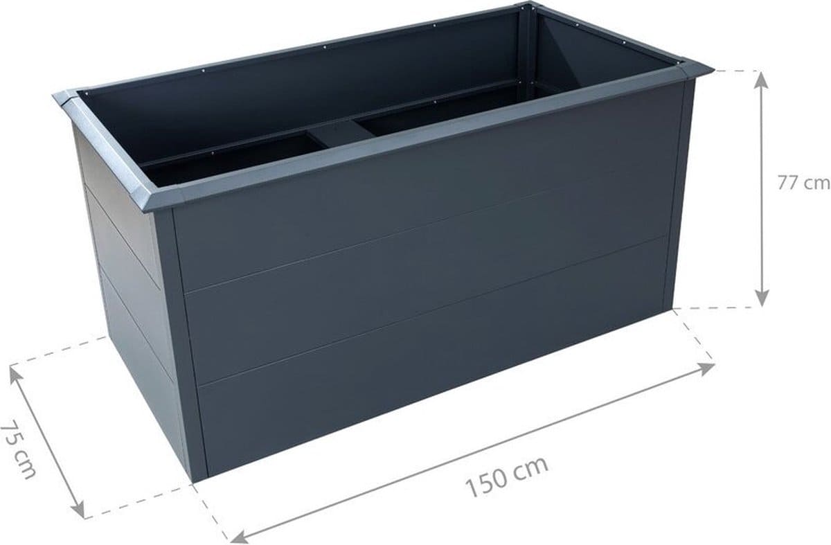 Westmann Plantenbak WMHPS771510 - Bloembak - 150 x 75 x 77 cm Westmann Plantenbak WMHPS771510 - Bloembak - 150 x 75 x 77 cm