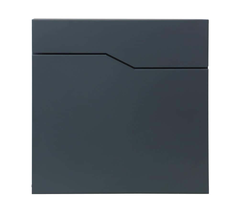 Westmann Brixa B Wandbrievenbus met krantenvak met Slot - Antraciet