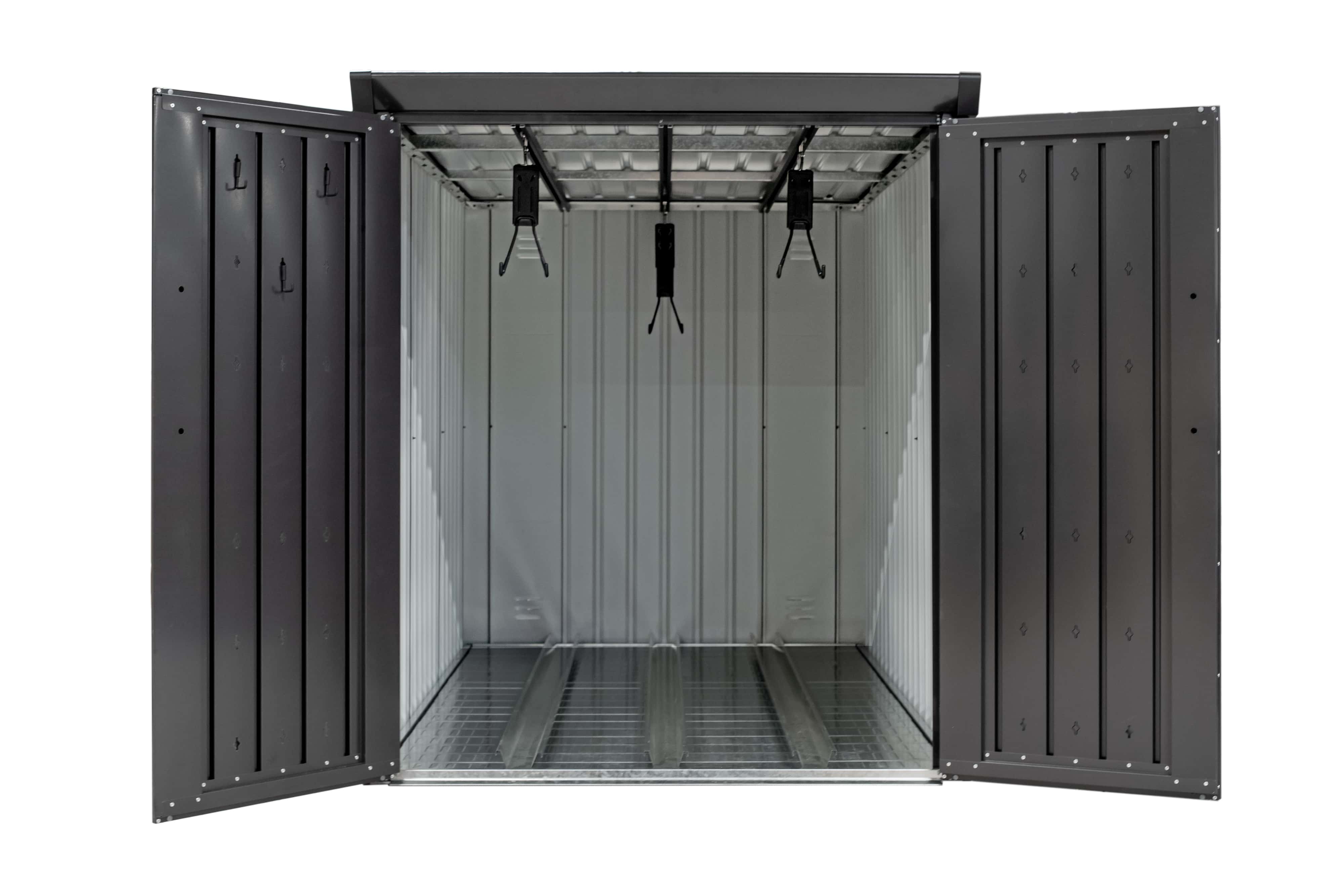 Westmann Velos 1 - Fietsenberging met Vloerplaten 222x131x151 cm - Antraciet