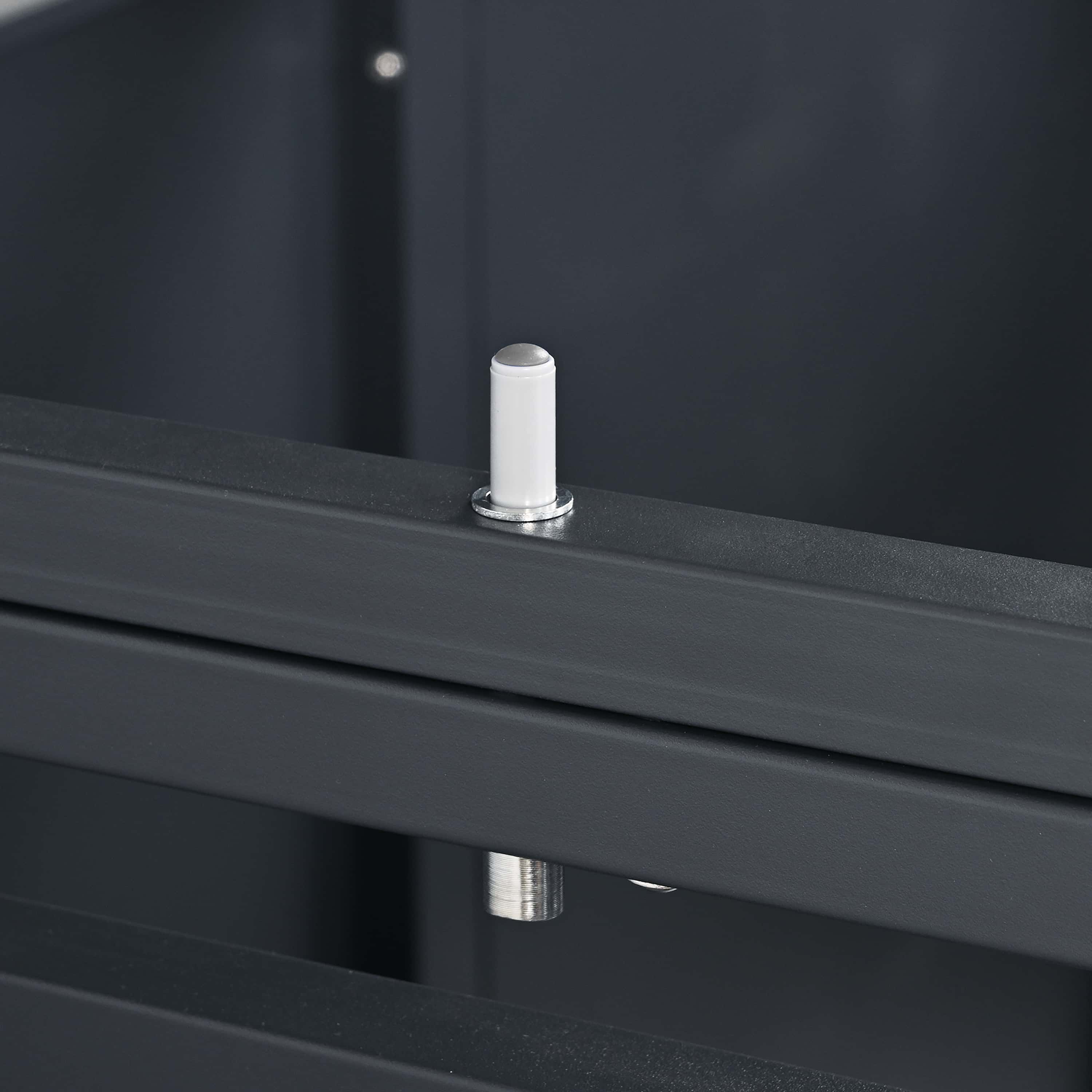 Westmann Tonus-4 Metalen Containerombouw voor 4 kliko's - Grijs