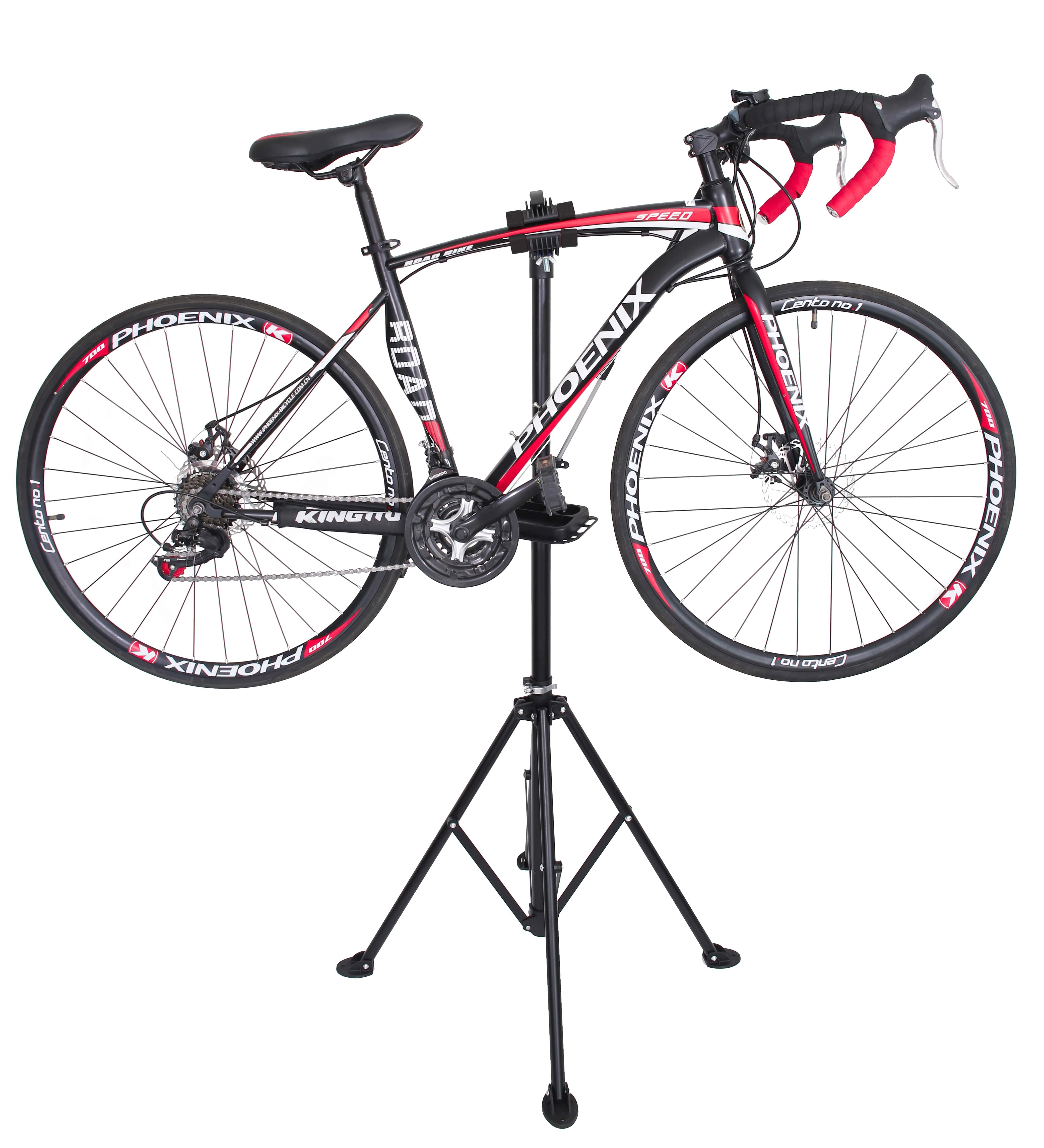 4toolz® Stevige Fiets Montagestandaard Draaibaar - 30kg max - Zwart