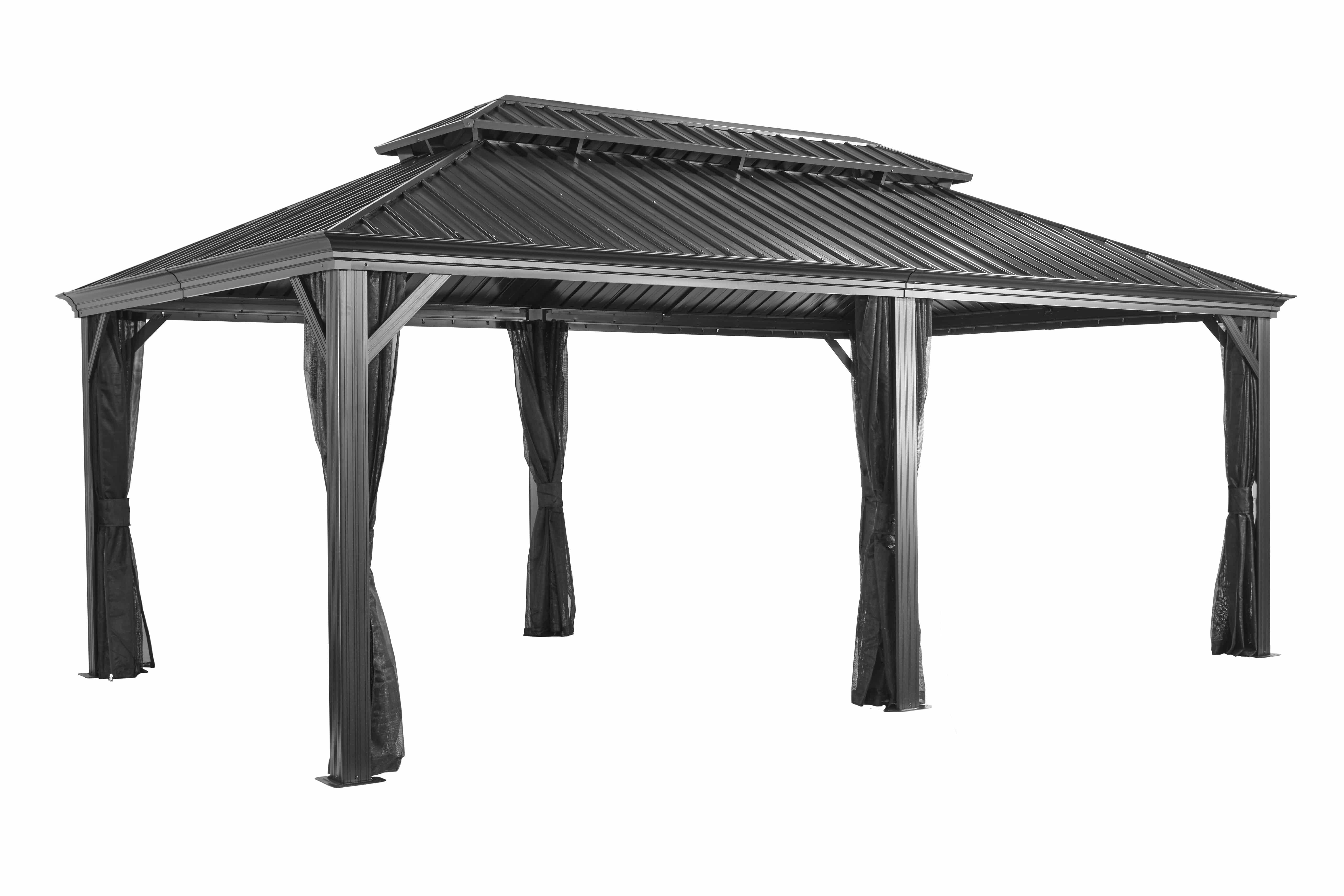 Sojag Paviljoen Pergola Messina 363x598x307 cm - Antraciet