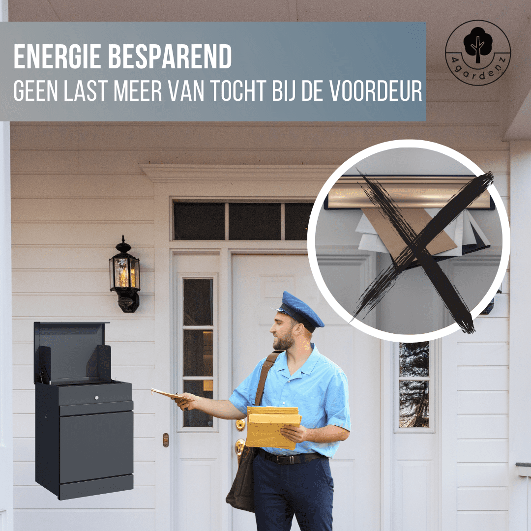 4gardenz® Pakketbrievenbus Wandmodel - Anti-diefstal Pakketbox Hangend - Weerbestendig