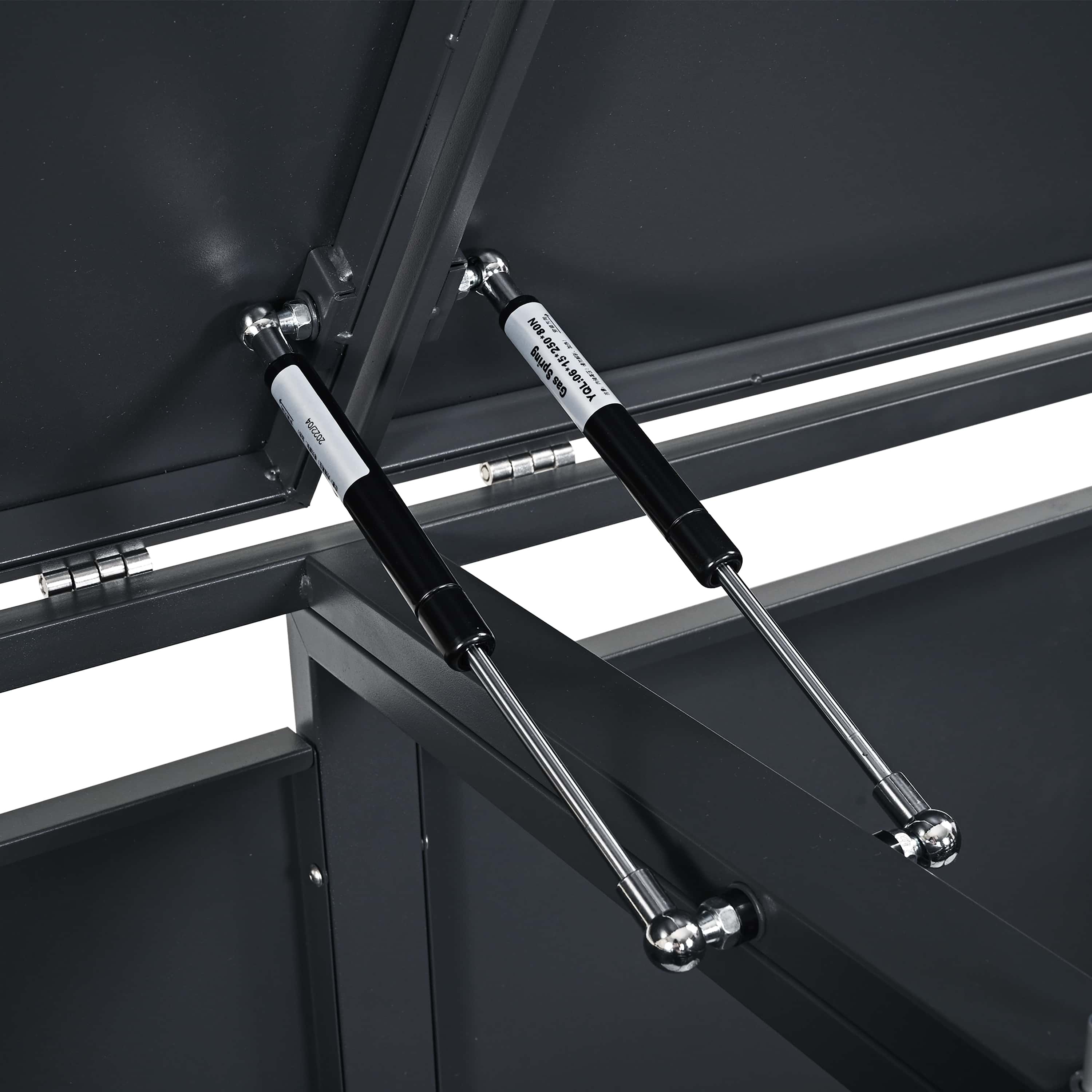Westmann Varius-4 Metalen Containerombouw voor 4 kliko's - Houtlook