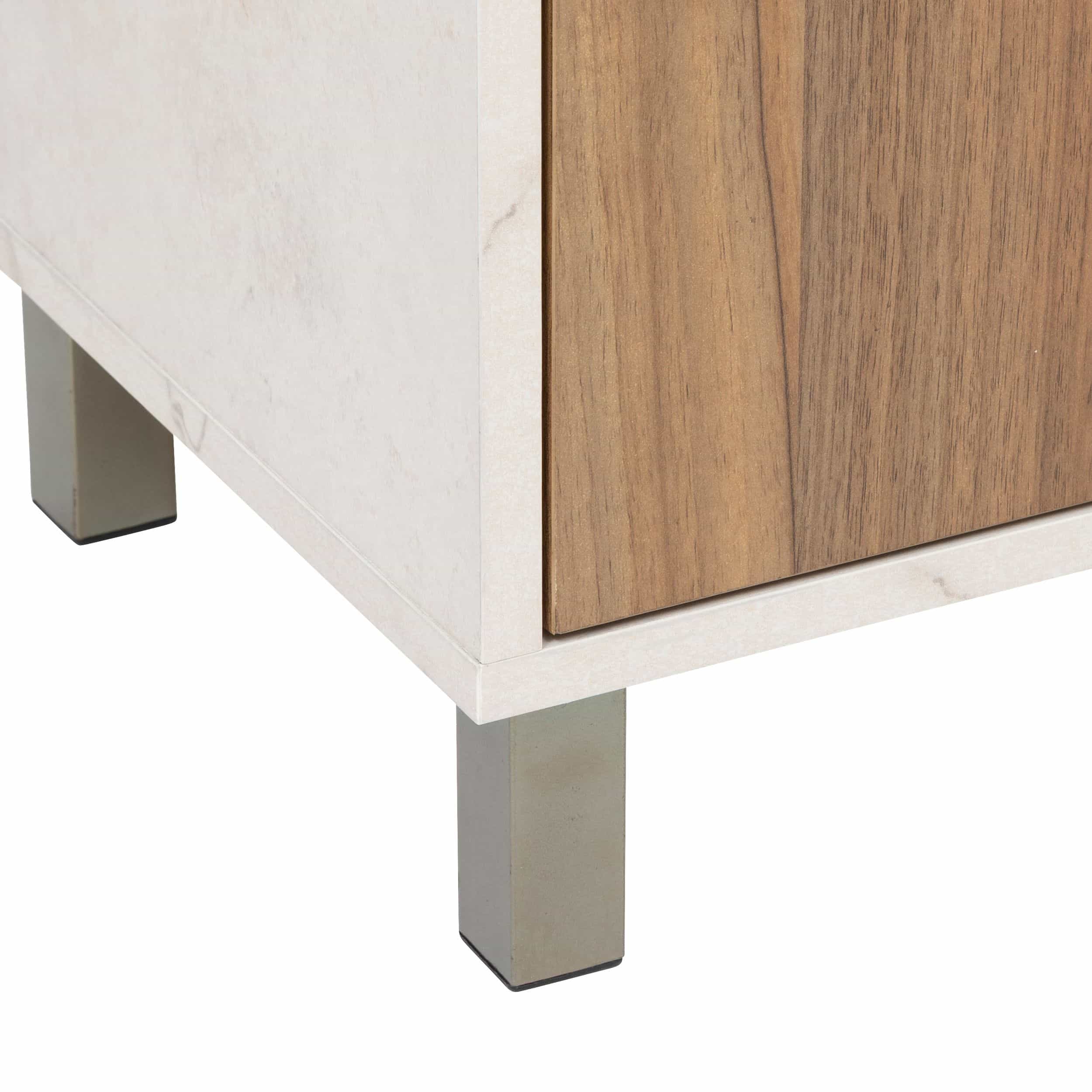 4bathroomz Badkamerset Lugano - Kolomkast en Wastafelonderkast - Marmer/Houtlook 4bathroomz Badkamerset Lugano - Kolomkast en Wastafelonderkast - Marmer/Houtlook