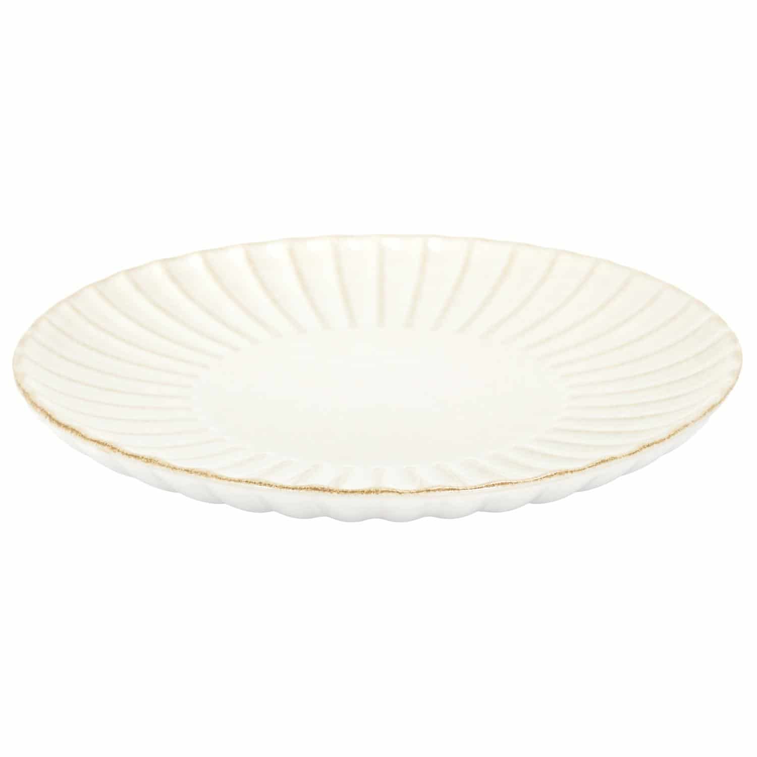 Servies 6 persoons 18-delig Vlora Stoneware Aardwerk - Creme