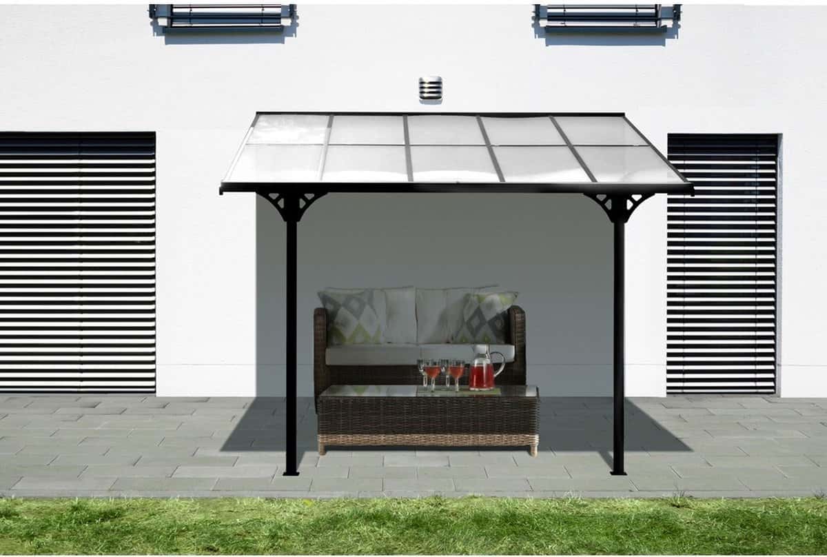 Westmann Terrasoverkapping Bruce 313 - 300x313 cm - SI06104 - Zwart