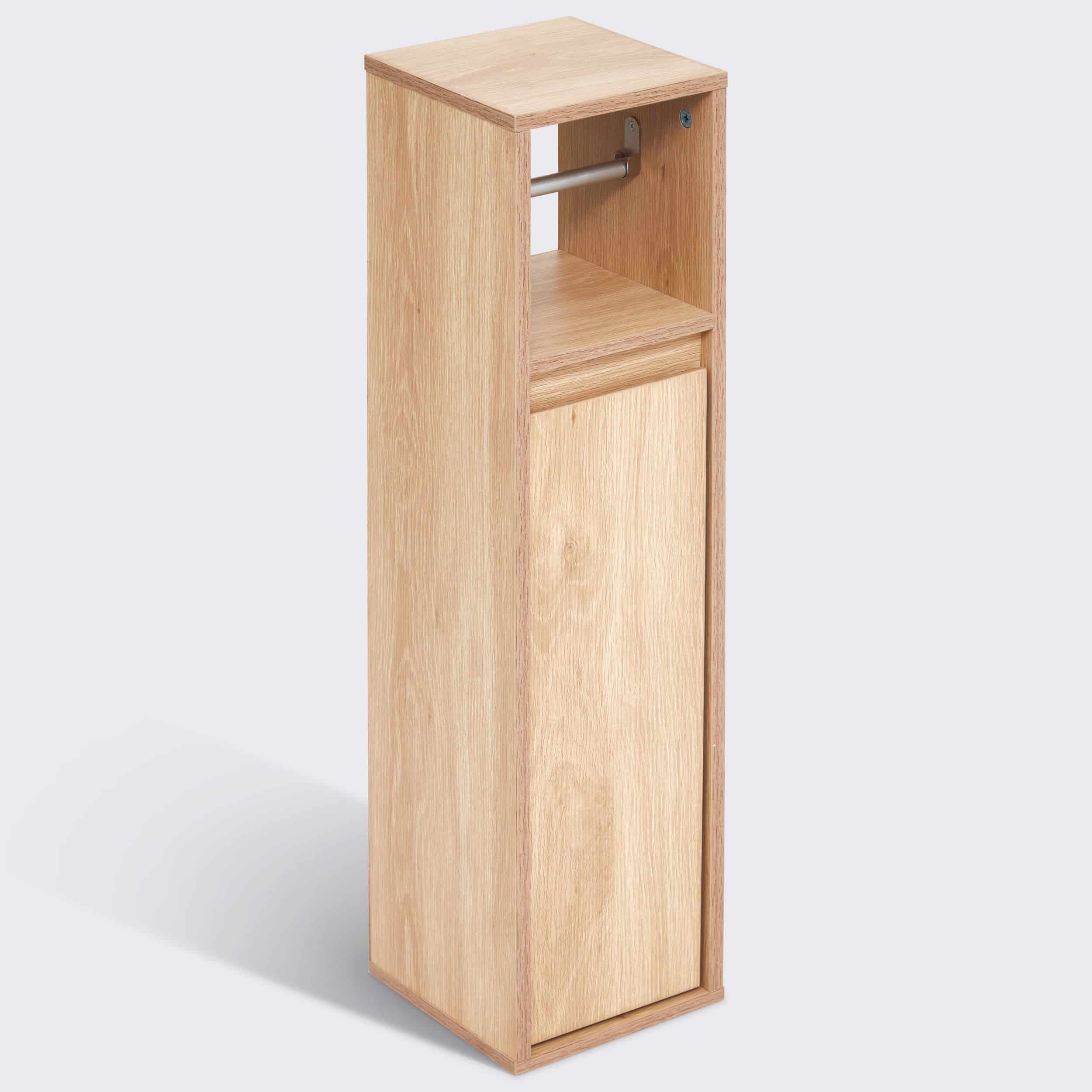 4goodz Abana Toiletrolhouder met Reserverol opbergruimte - Bruin 4goodz Abana Toiletrolhouder met Reserverol opbergruimte - Bruin