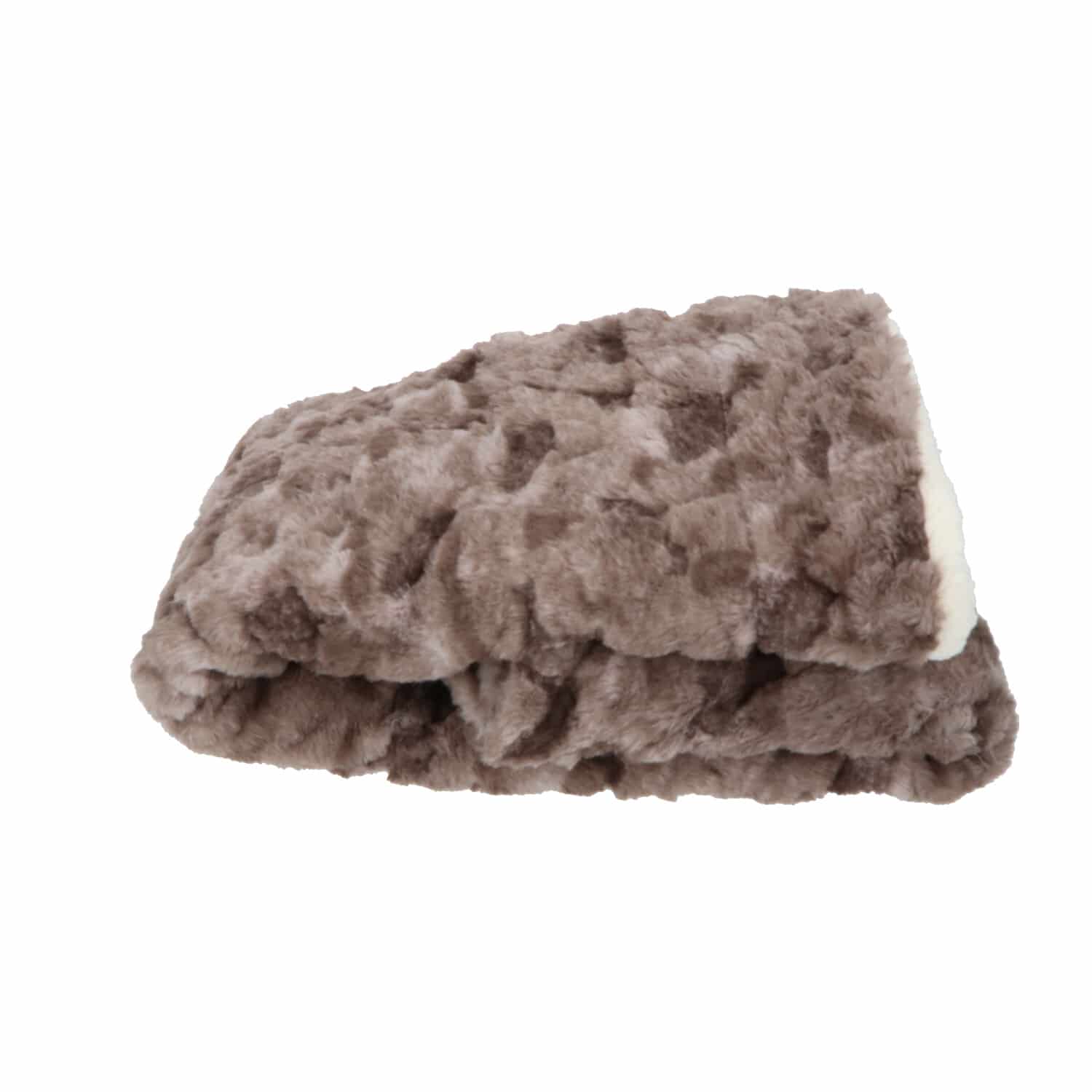 4goodz Eskimo super Zachte en Grote Fleece Plaid - 125x150 cm - Grijs