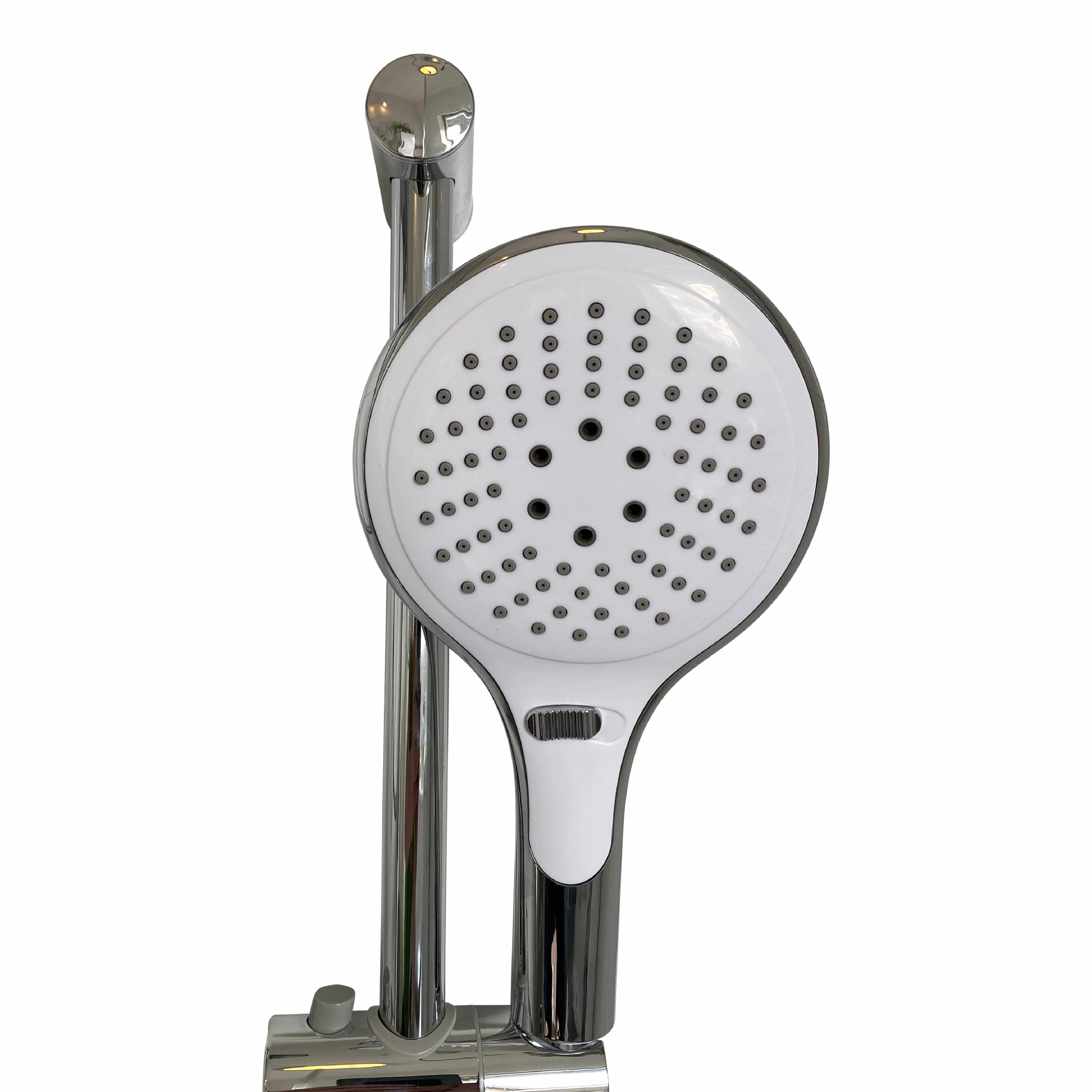 4bathroomz® handdouche XL 14 cm met 3 standen - Chroom/Wit