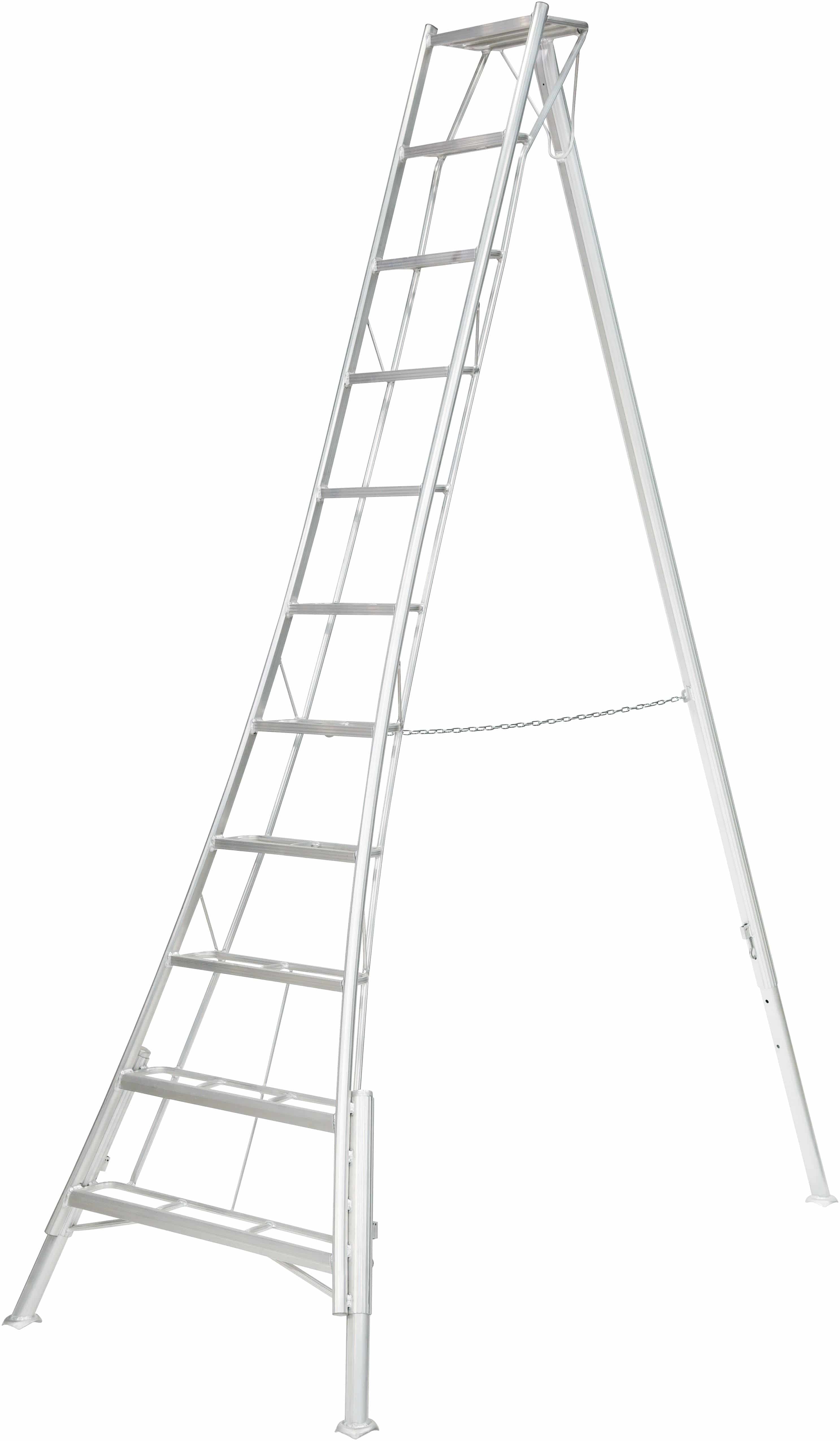 Niwaki Driepoot Tuinladder 330 cm Verstelbaar/ Snoeiladder Tripod Ladder