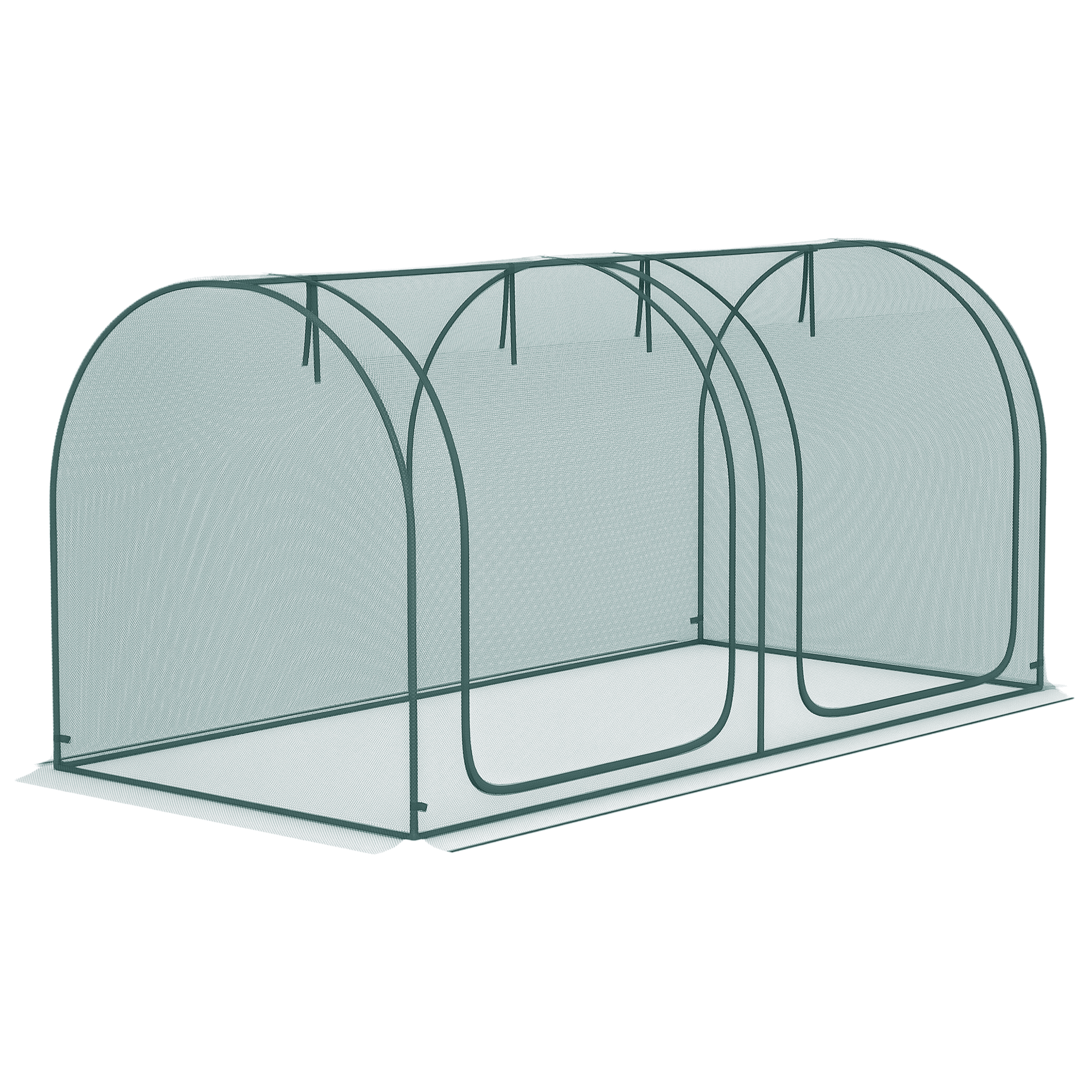 4goodz mini Gaasnet kas Plantenbeschermingstent 249x120x120 cm