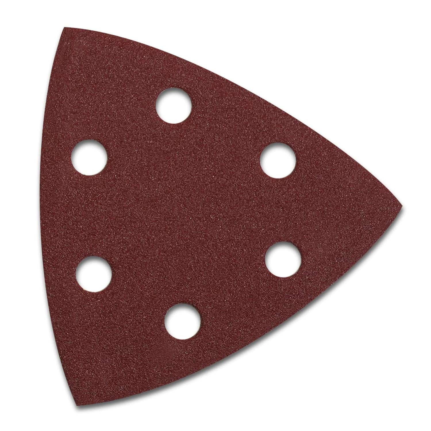 Rodopi® 100x Korrel 80 Delta Schuurpapier Driehoek 93 mm - Industrieel