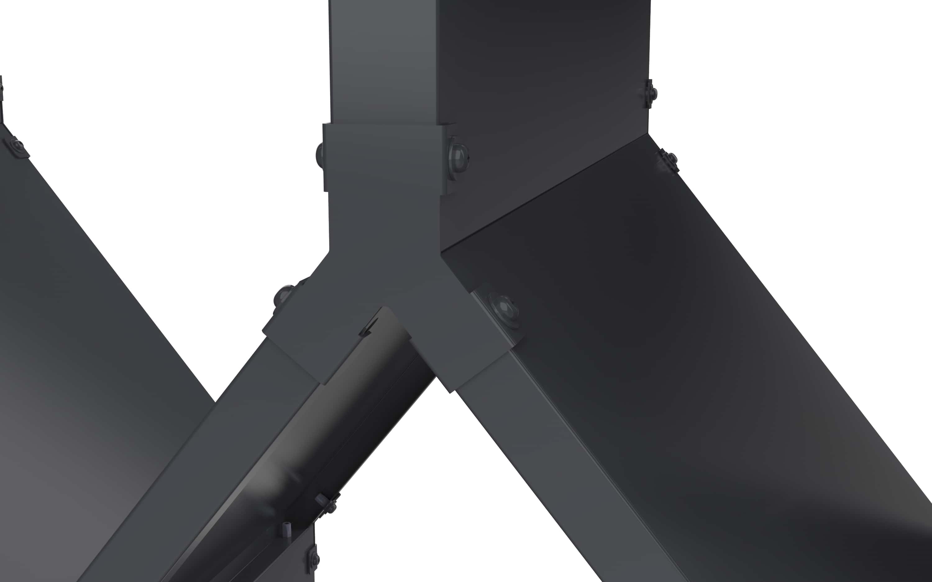 Westmann Castra B - Houtopslag Houtrek 95x50x160 cm - Antraciet