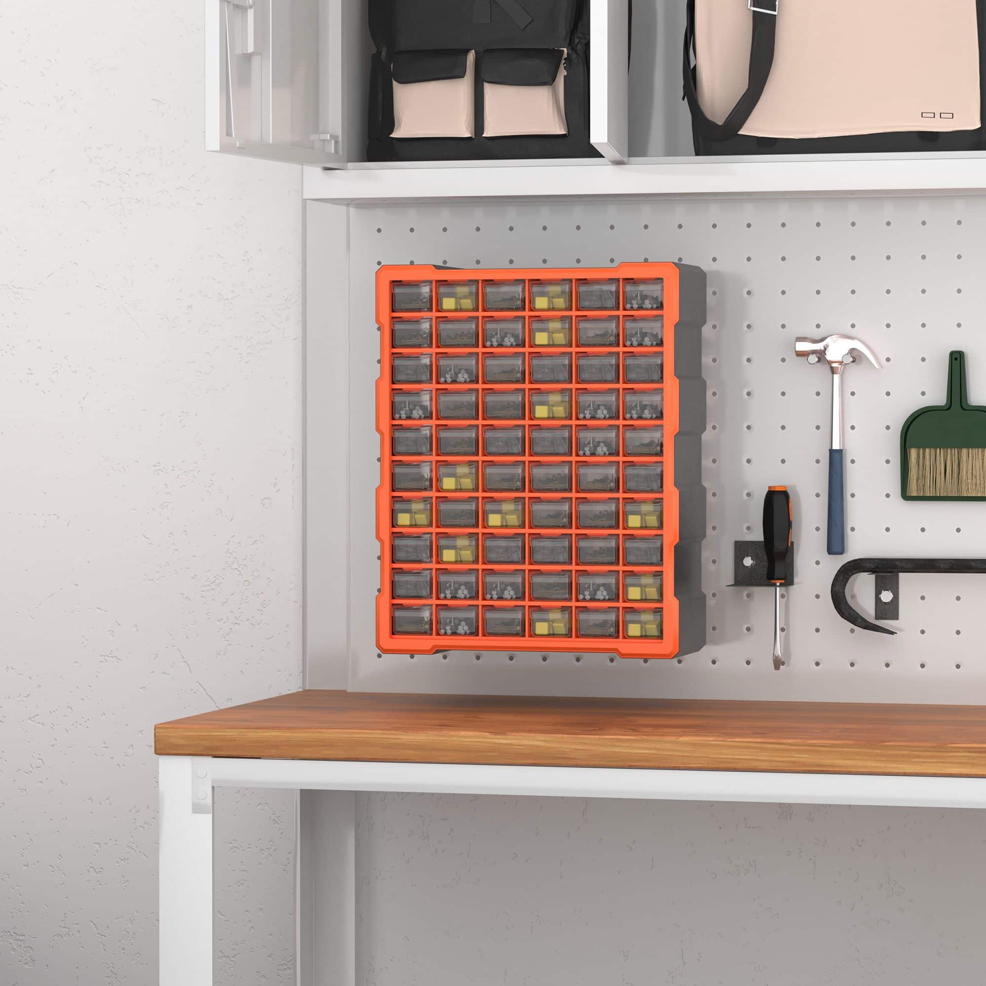Durhand® Assortimentsdoos 60 sorteerbox schuifladen voor kleine onderdelen - Oranje Durhand® Assortimentsdoos 60 sorteerbox schuifladen voor kleine onderdelen - Oranje