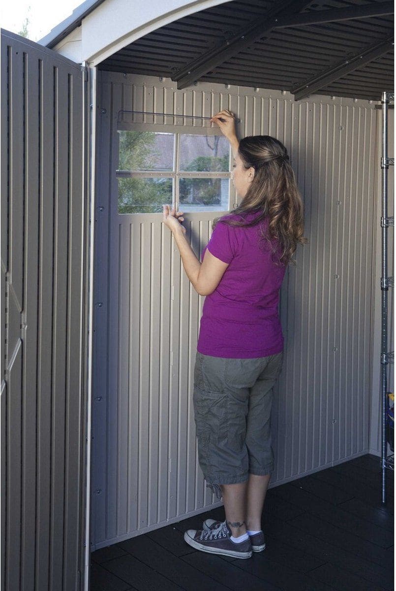 Lifetime® Gereedschapsschuur Tuinschuur Fox - Kunststof - 213x215x227 cm