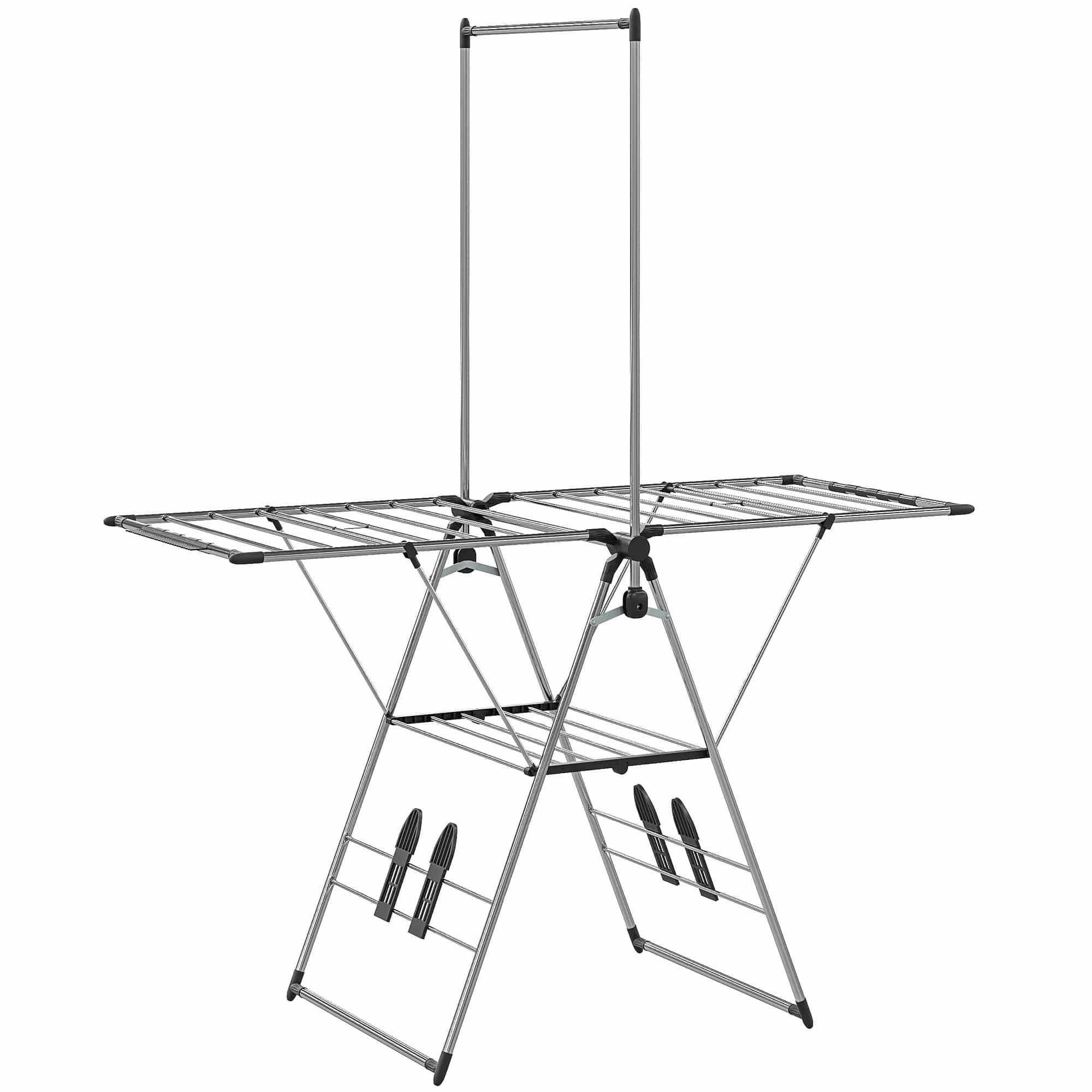 4goodz Opvouwbaar Wasrek met verstelbare zijdelen en schoenhouders